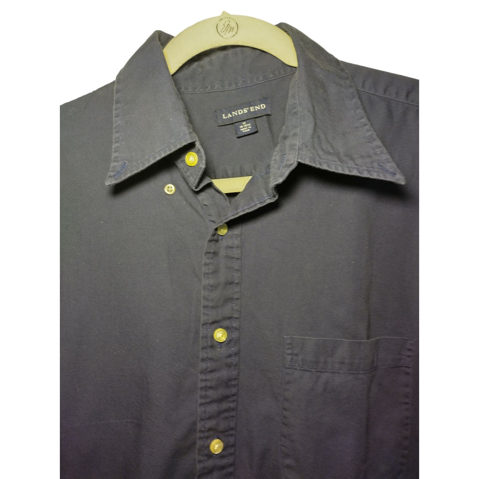 Lands' End Lands' End Men Shirt Button Down Long Sleeves Neck 15-15.5 Size US M / EU 48-50 / 2 - 2 Thumbnail