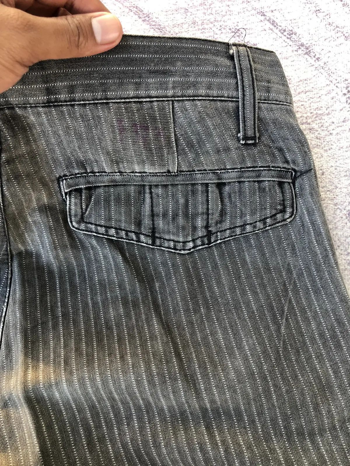 Japanese Brand × Vintage Vintage Cargo Pants Stripe 6 Pocket Tactical Utility Size US 30 / EU 46 - 11 Thumbnail
