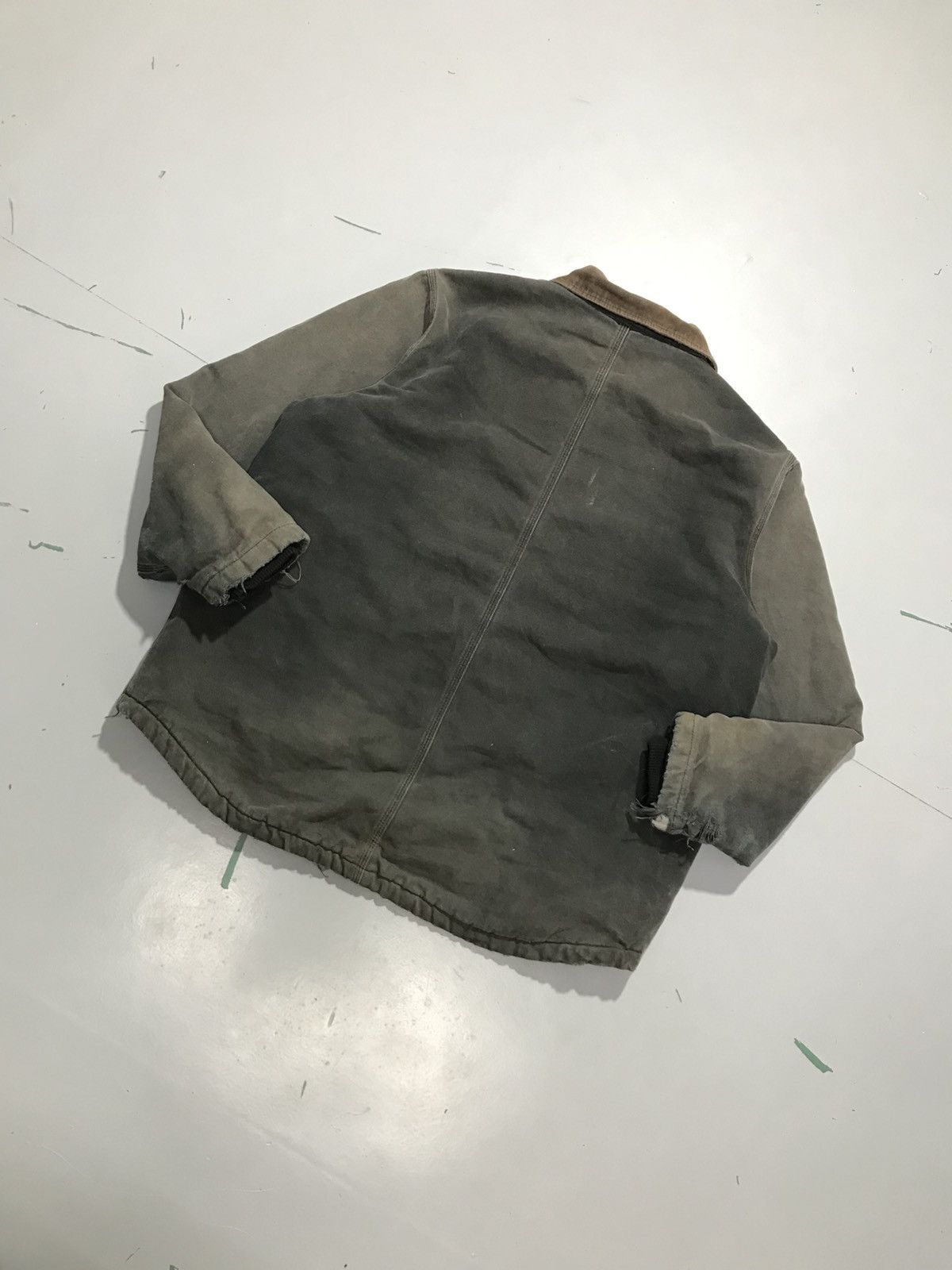 Dickies Vintage dickies damaged sun fade denim jacket Size US L / EU 52-54 / 3 - 13 Thumbnail