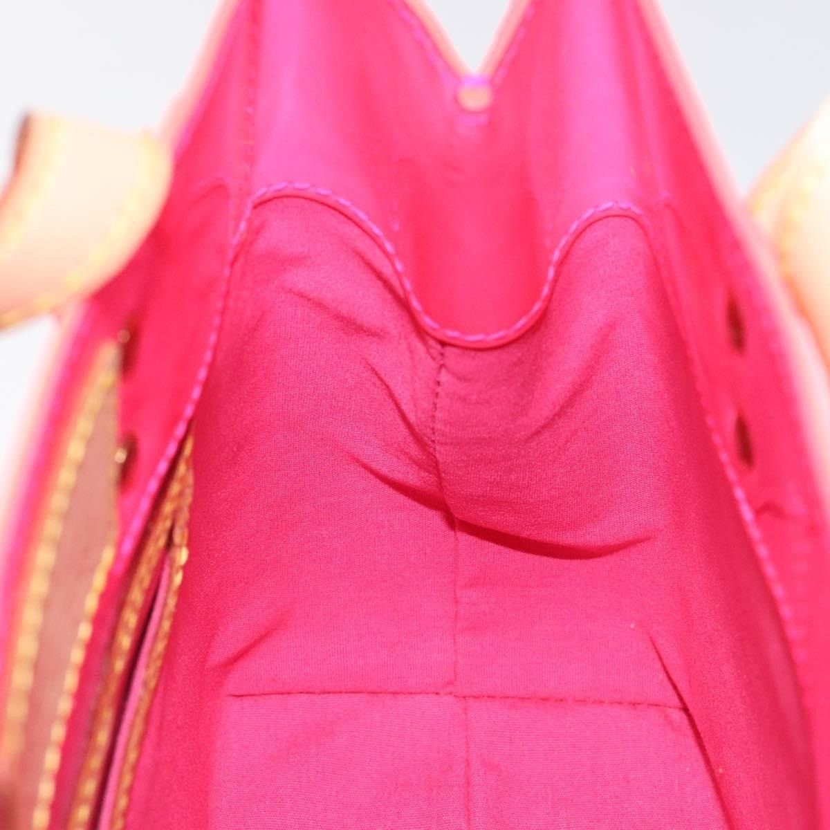 Louis Vuitton Louis Vuitton Monogram Vernis Fluo Reade PM Handbag Red Size ONE SIZE - 3 Thumbnail