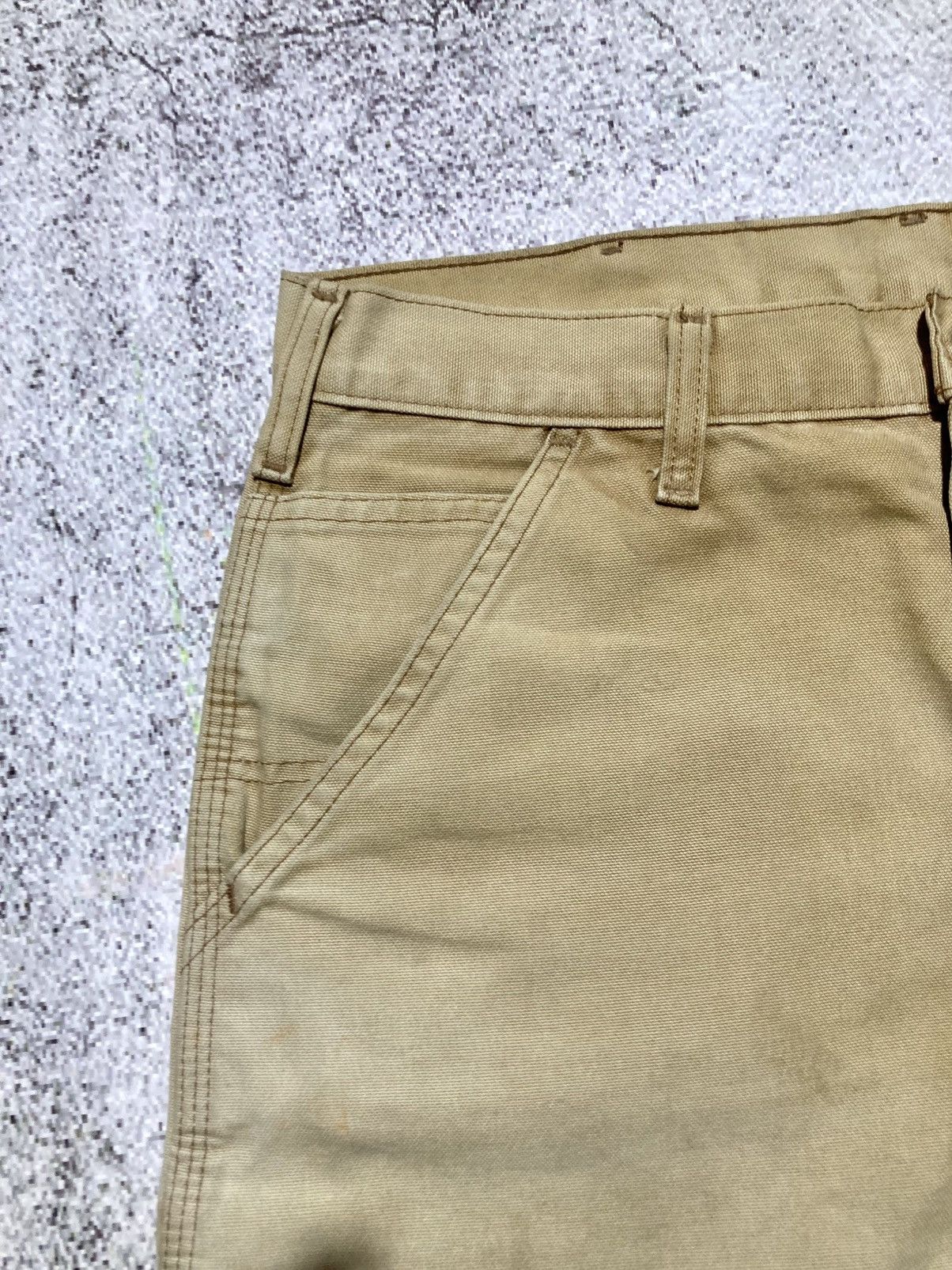 Carhartt 1990s Vintage Carhartt B11 BRN Carpenter Duck Pants Workwear Size US 32 / EU 48 - 15 Thumbnail