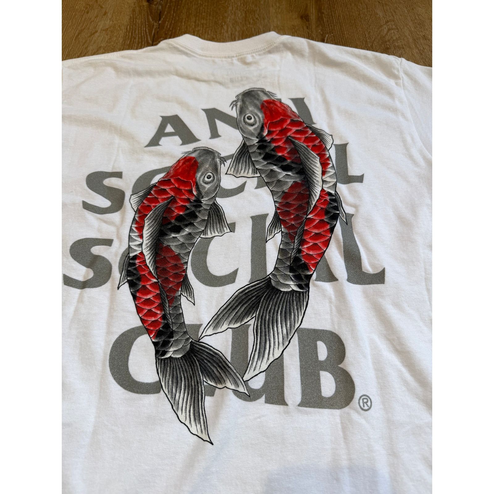 Anti Social Social Club ASSC Koi Garden 3M Reflective Tee White Size US M / EU 48-50 / 2 - 4 Thumbnail