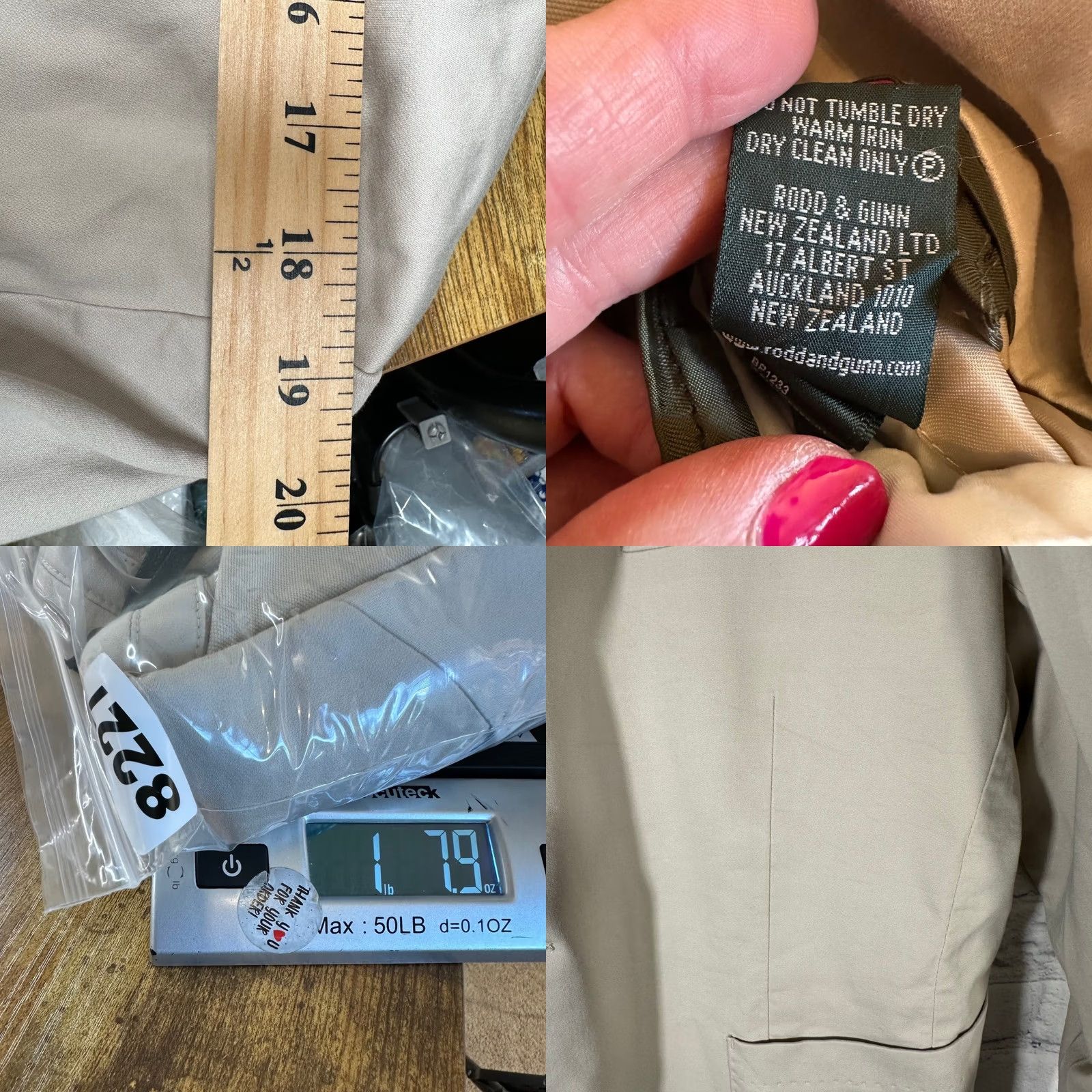 Rodd & Gunn Rodd & Gunn Mens Motion 2.0 Jacket Sand Beige Cotton Stretch Blazer XL BP1233 Size 46R - 9 Thumbnail