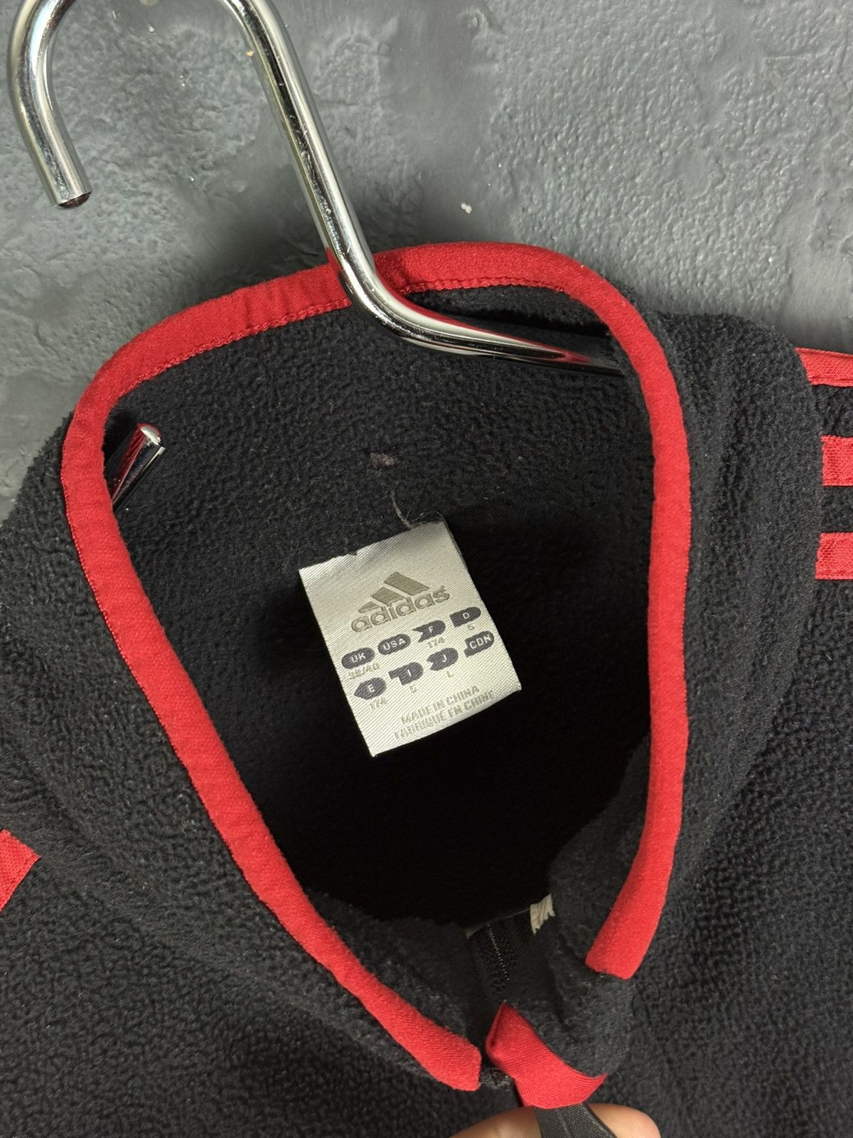 Adidas Adidas MILAN 2012-2013 Football Fleece Sweatshirt 1/4 zip Size US L / EU 52-54 / 3 - 9 Thumbnail