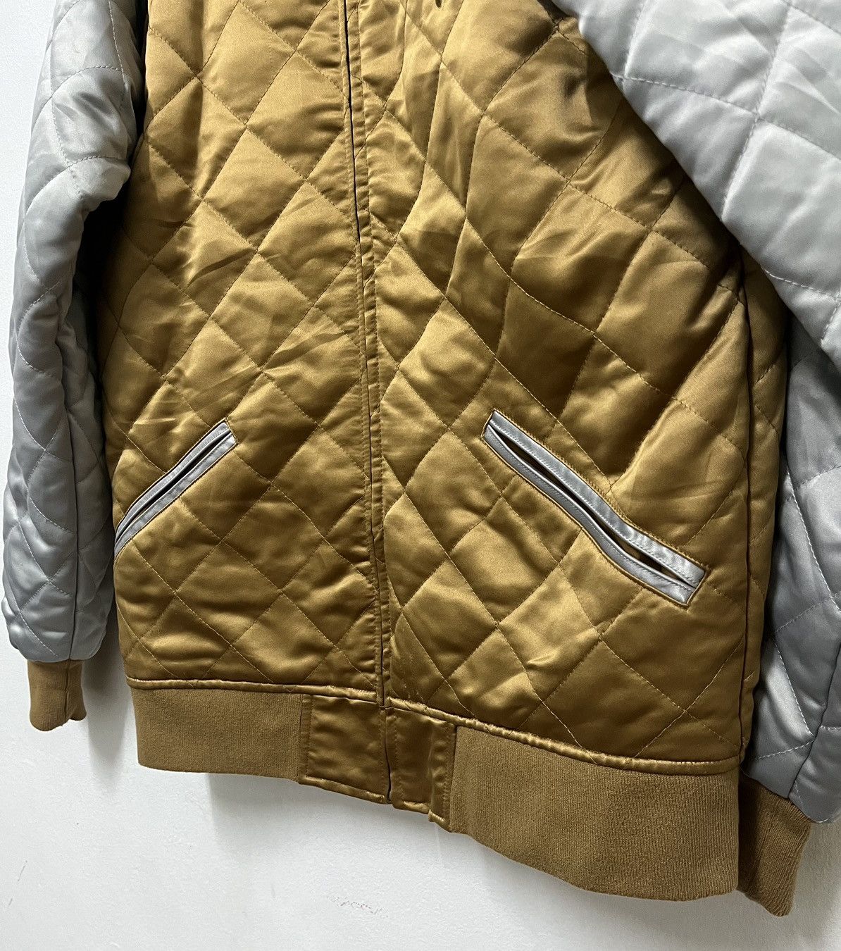 Hang Ten × Japanese Brand Hang ten quilted gold silver bomber jacket Size US M / EU 48-50 / 2 - 5 Thumbnail