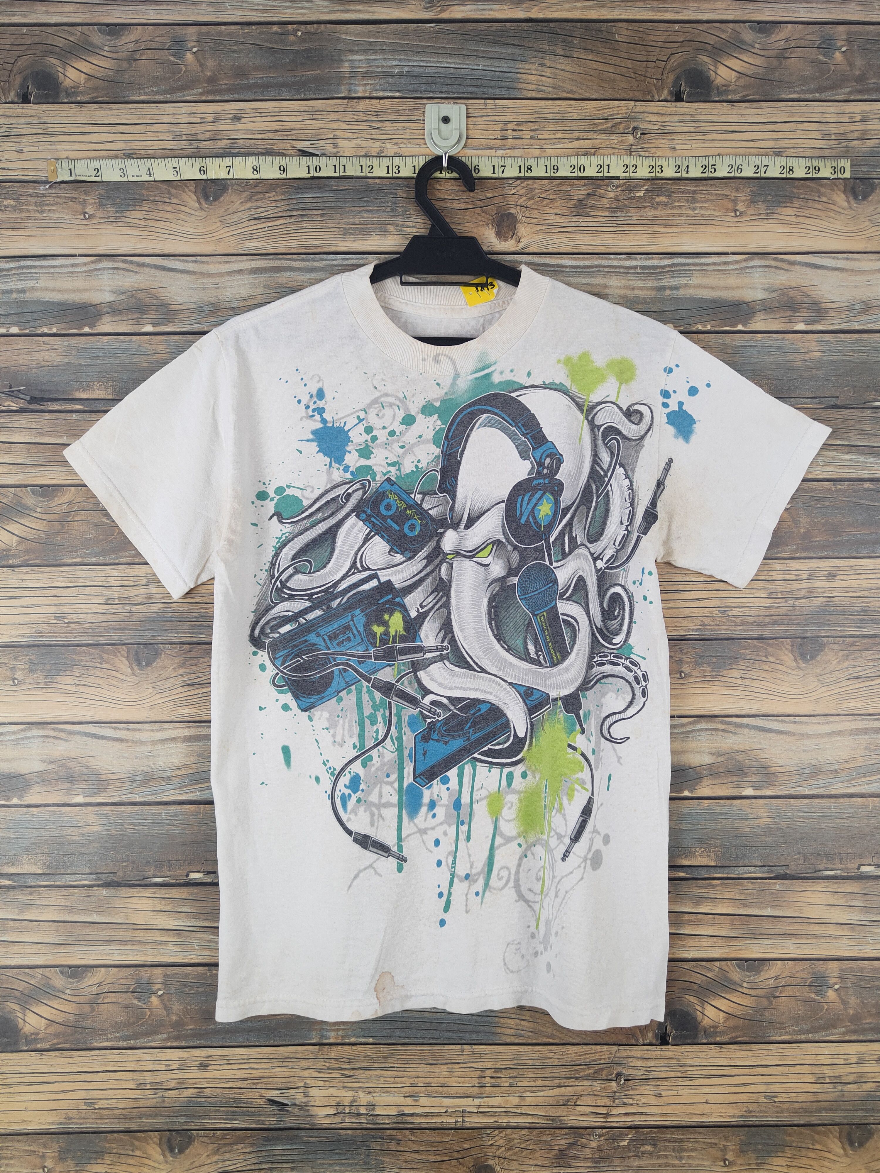 Japanese Brand DL Anchor Blue White Short Sleeve T-shirt #1813 Size US S / EU 44-46 / 1 - 1 Thumbnail
