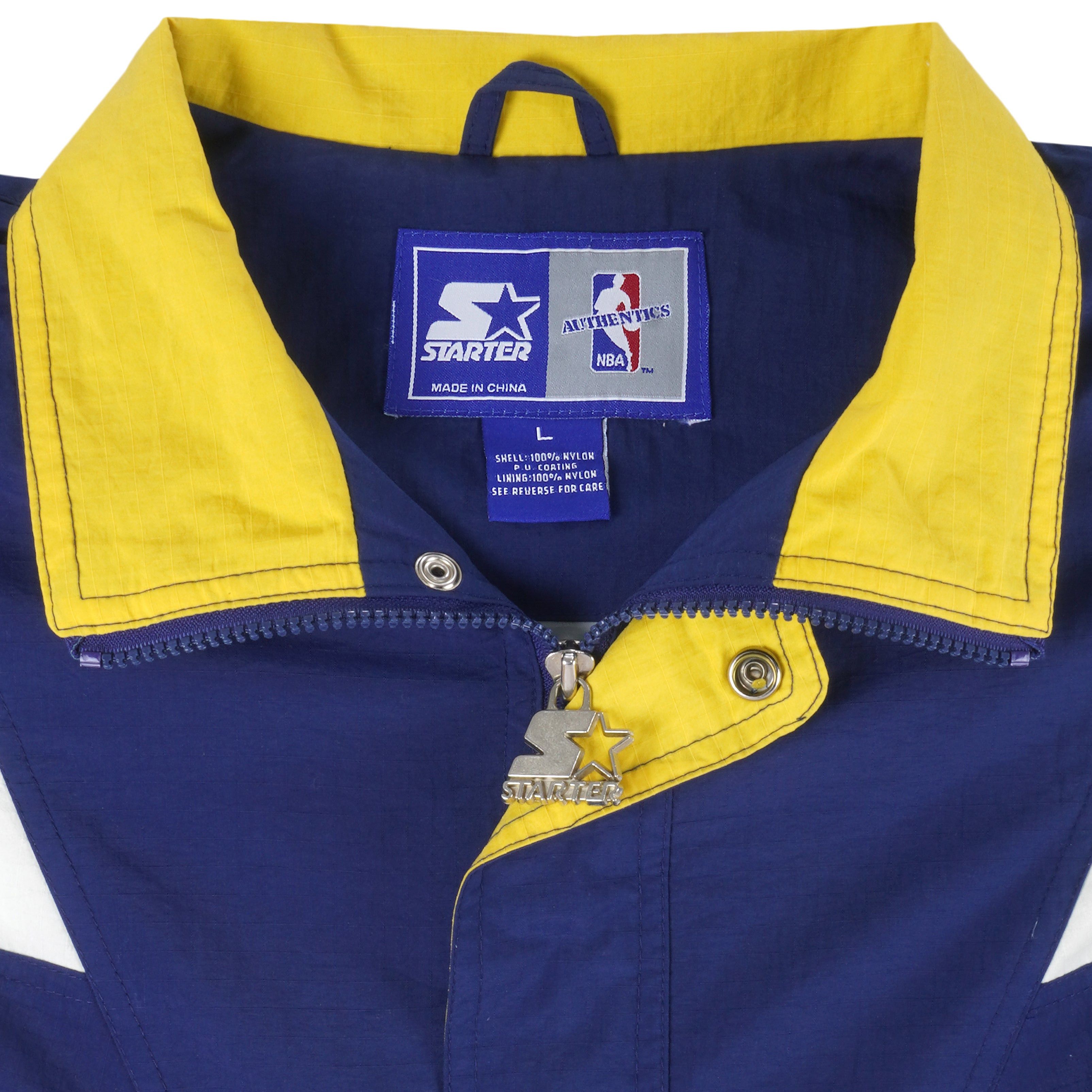 Starter Indiana Pacers Embroidered Pullover Jacket 1990s Size US L / EU 52-54 / 3 - 5 Thumbnail