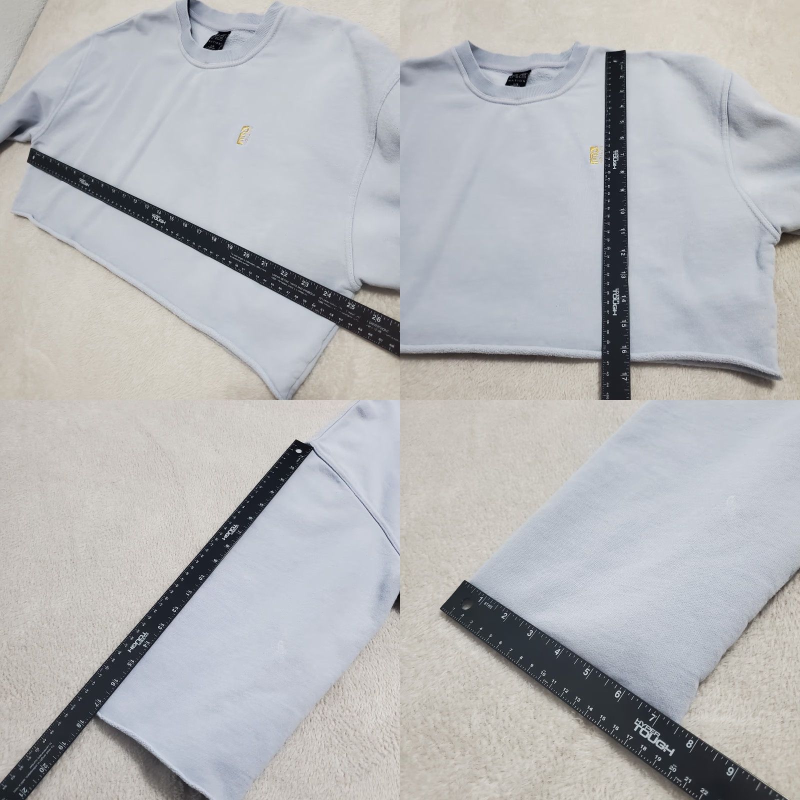 P.E Nation PE Nation Sweatshirt Women L Blue Boxy Relaxed Streetwear Pullover Crew Neck Long Sleeve FLAW STAIN Ending: No Size L / US 10 / IT 46 - 8 Thumbnail