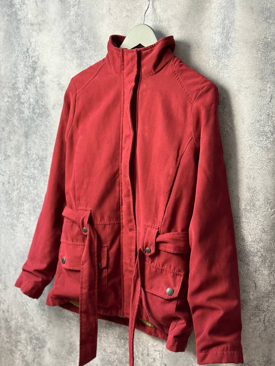 Designer × Musto × Vintage Musto Purple Label Jacket Burgundy Zip Buttons Coat Belted Size M / US 6-8 / IT 42-44 - 2 Thumbnail