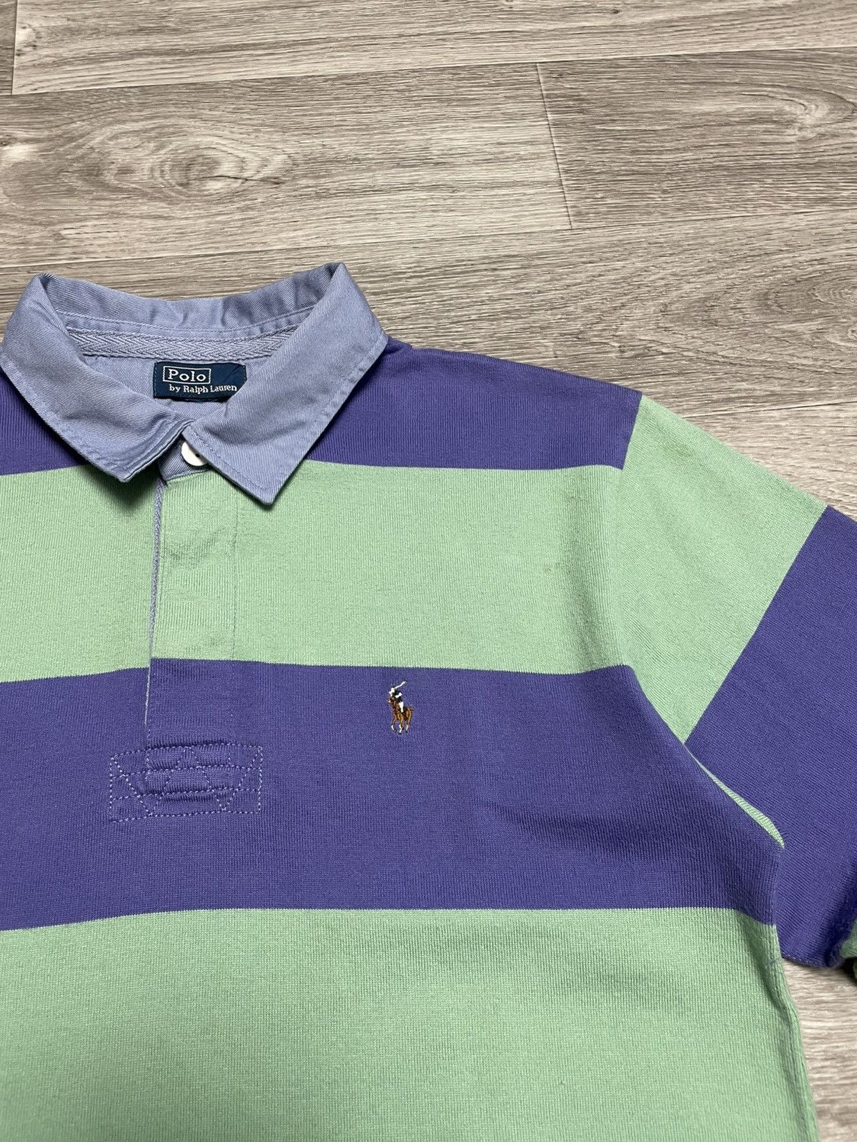 Rugby Ralph Lauren Vintage Polo Ralph Lauren Striped Rugby Polo Long Sleeve Y2K Size US S / EU 44-46 / 1 - 6 Thumbnail