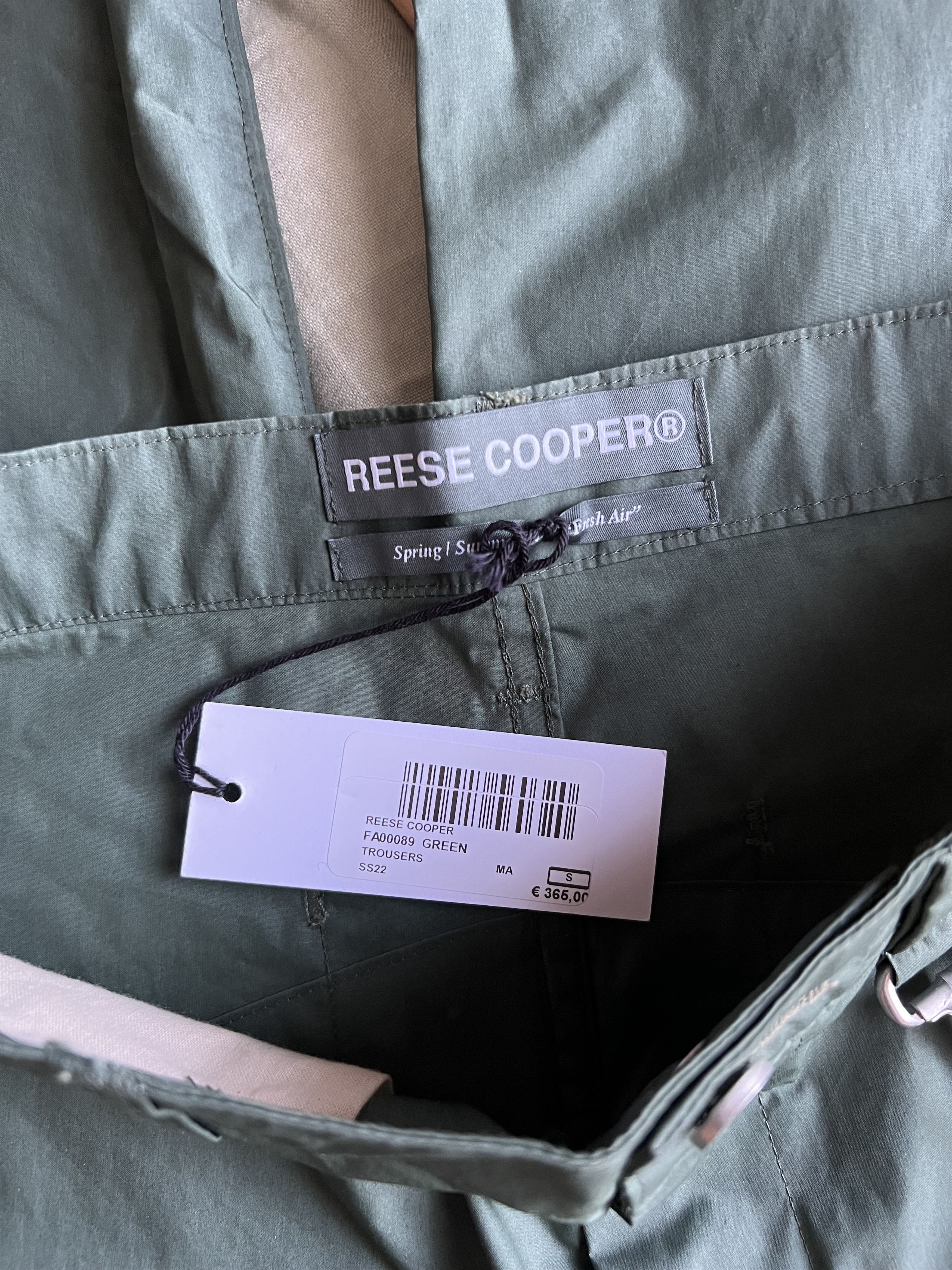 Reese Cooper Reese Cooper Outdoor Supply Waxed Cotton Cargo Pants Green Size US 30 / EU 46 - 8 Thumbnail