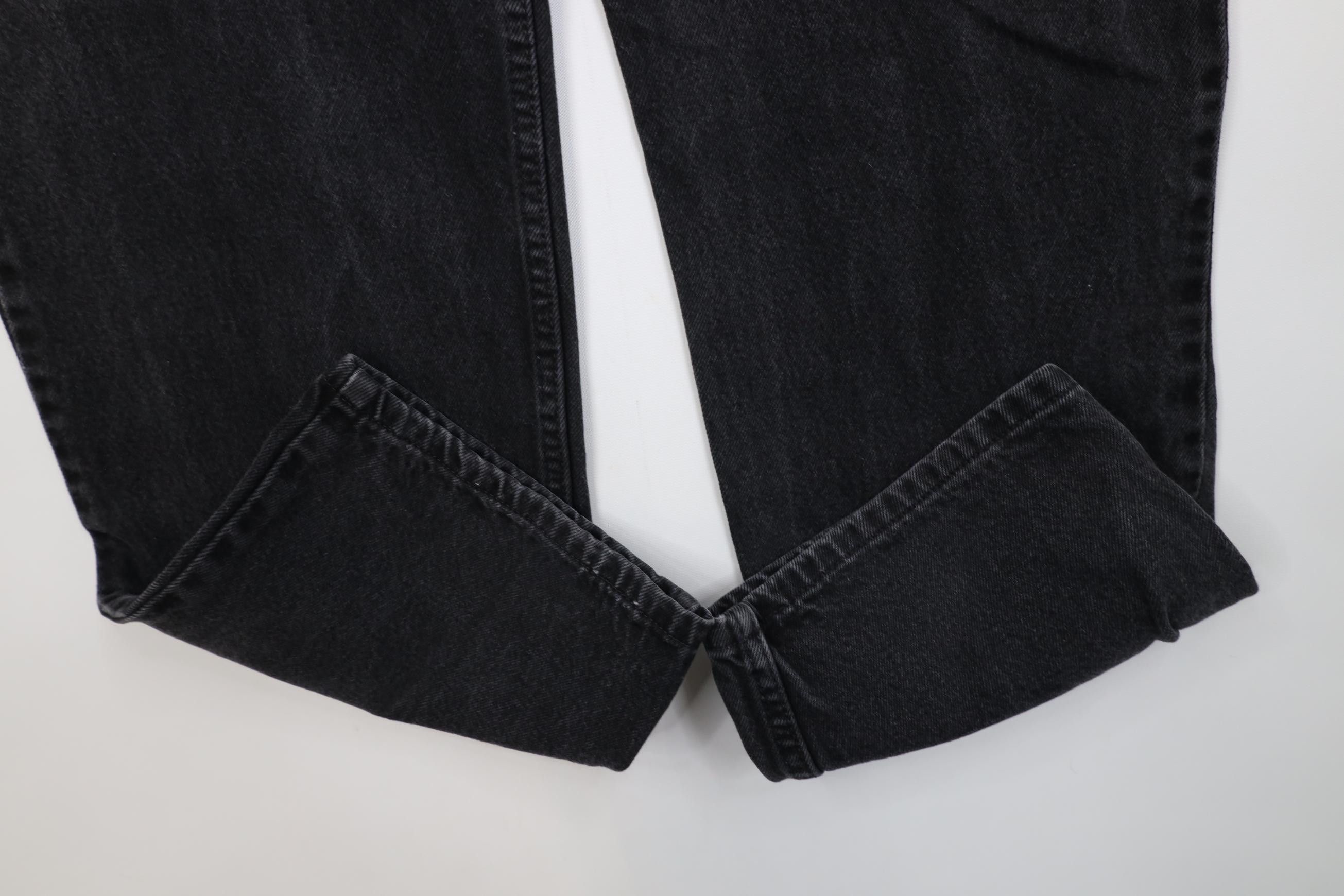 Levi's Vintage Y2K 2004 Levis 550 Fit Denim Jeans Black Cotton Size US 38 / EU 54 - 5 Thumbnail