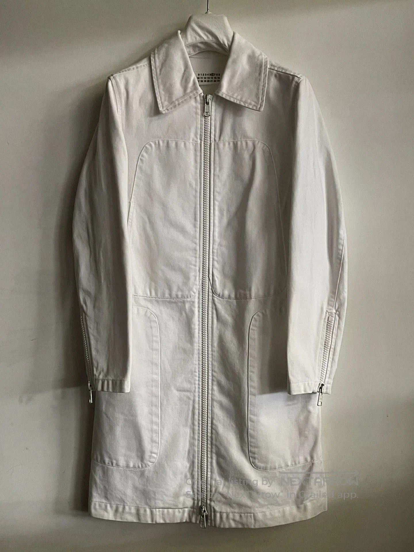 Maison Margiela Maison Martin Margiela 90s White Denim Jacket. Size US XXS / EU 40 - 7 Thumbnail