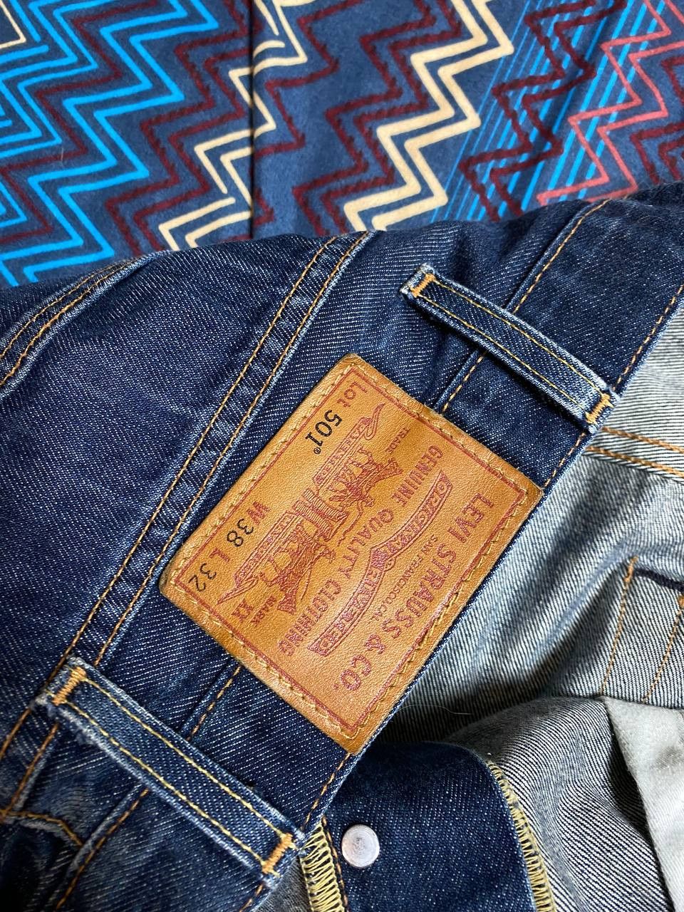 Levi's jeans pants Levi's 501 blue Y2K vintage w38 streetwear Size US 38 / EU 54 - 6 Thumbnail