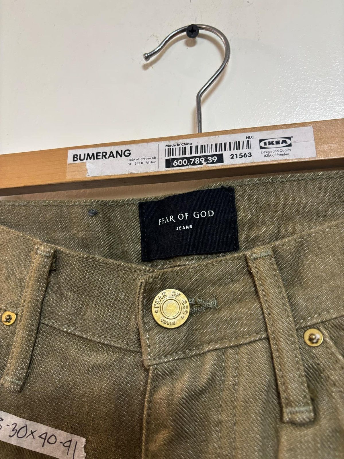 Fear of God Fear Of God Vintage Wash Selvedge Jeans Size US 30 / EU 46 - 3 Thumbnail