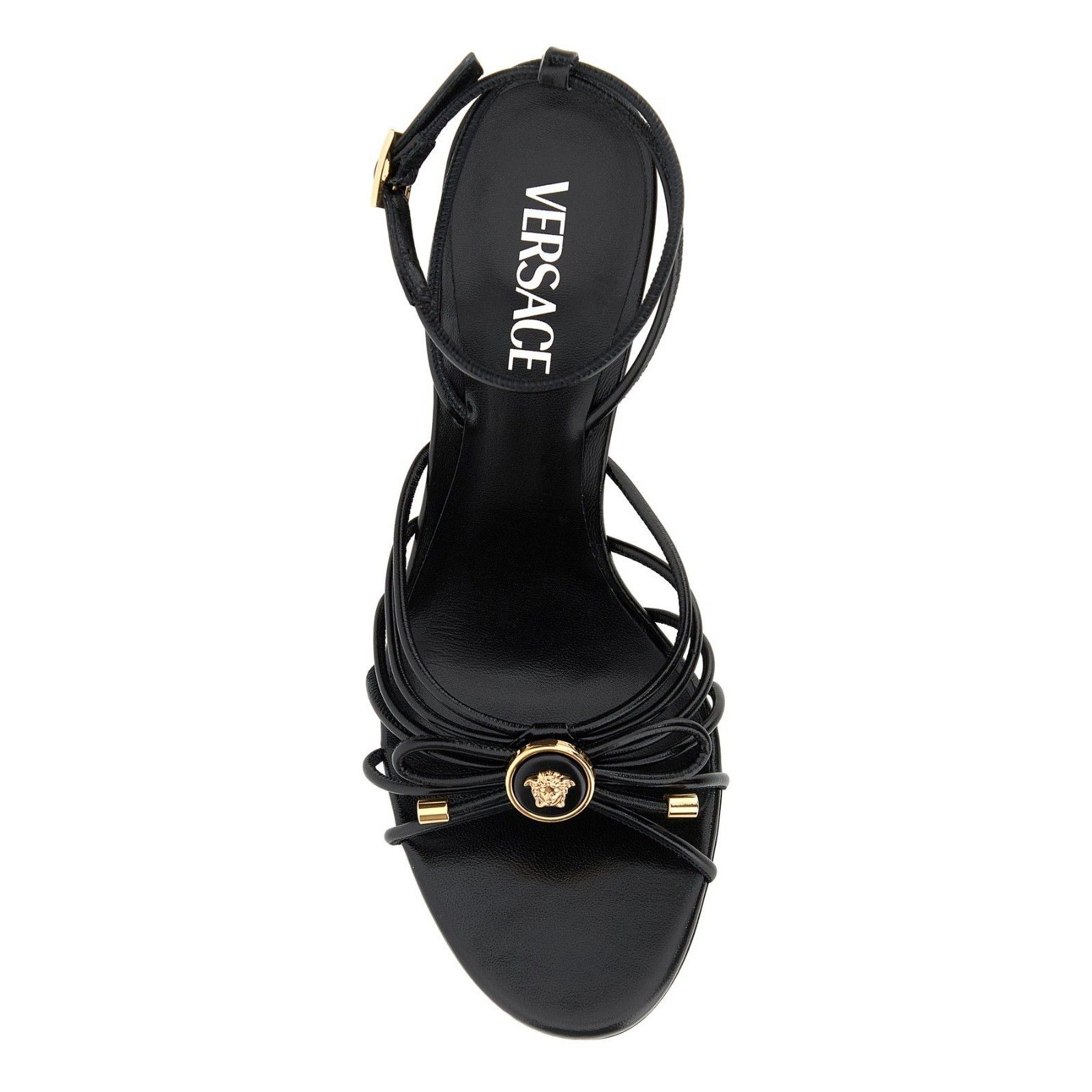 Versace VERSACE Black Leather 85mm Heel Pumps New & Authentic (Size: Size US 10 / IT 40 - 4 Thumbnail