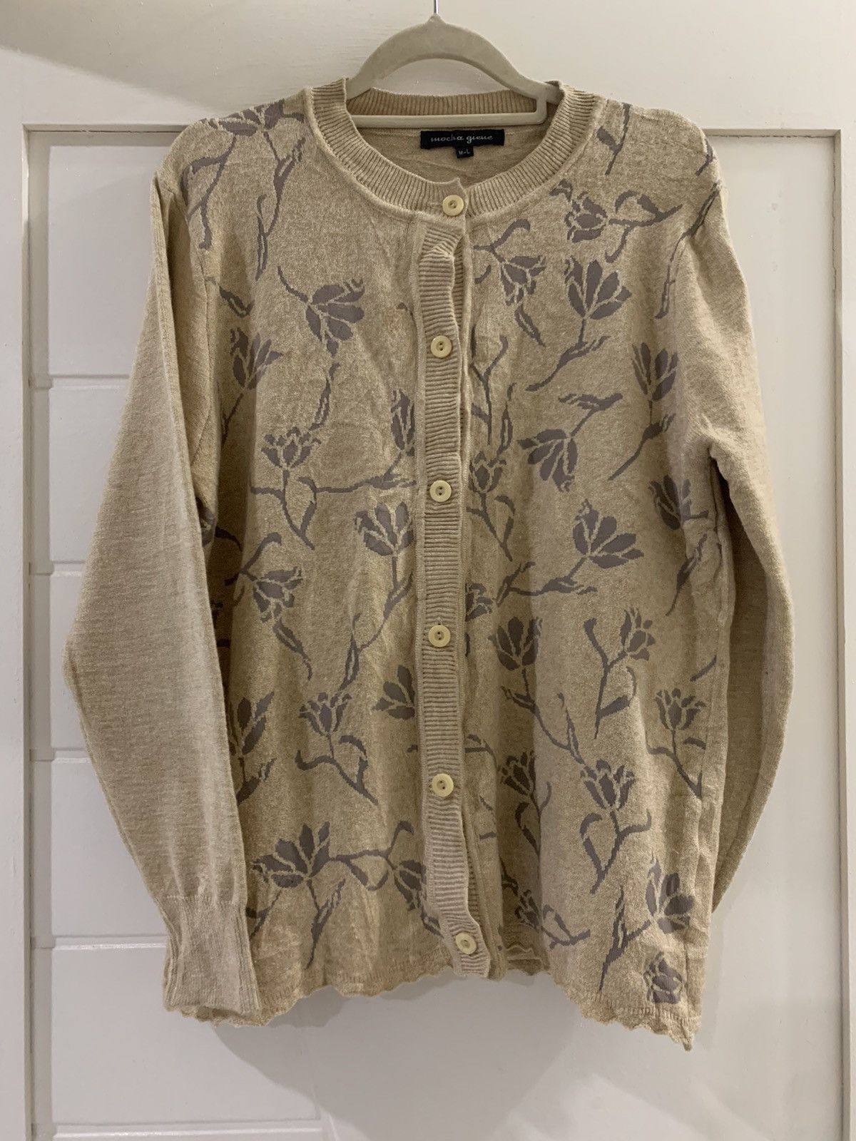 Aran Isles Knitwear × Japanese Brand × Vintage Japanese Brand Flower Knitwear Size M / US 6-8 / IT 42-44 - 1 Thumbnail