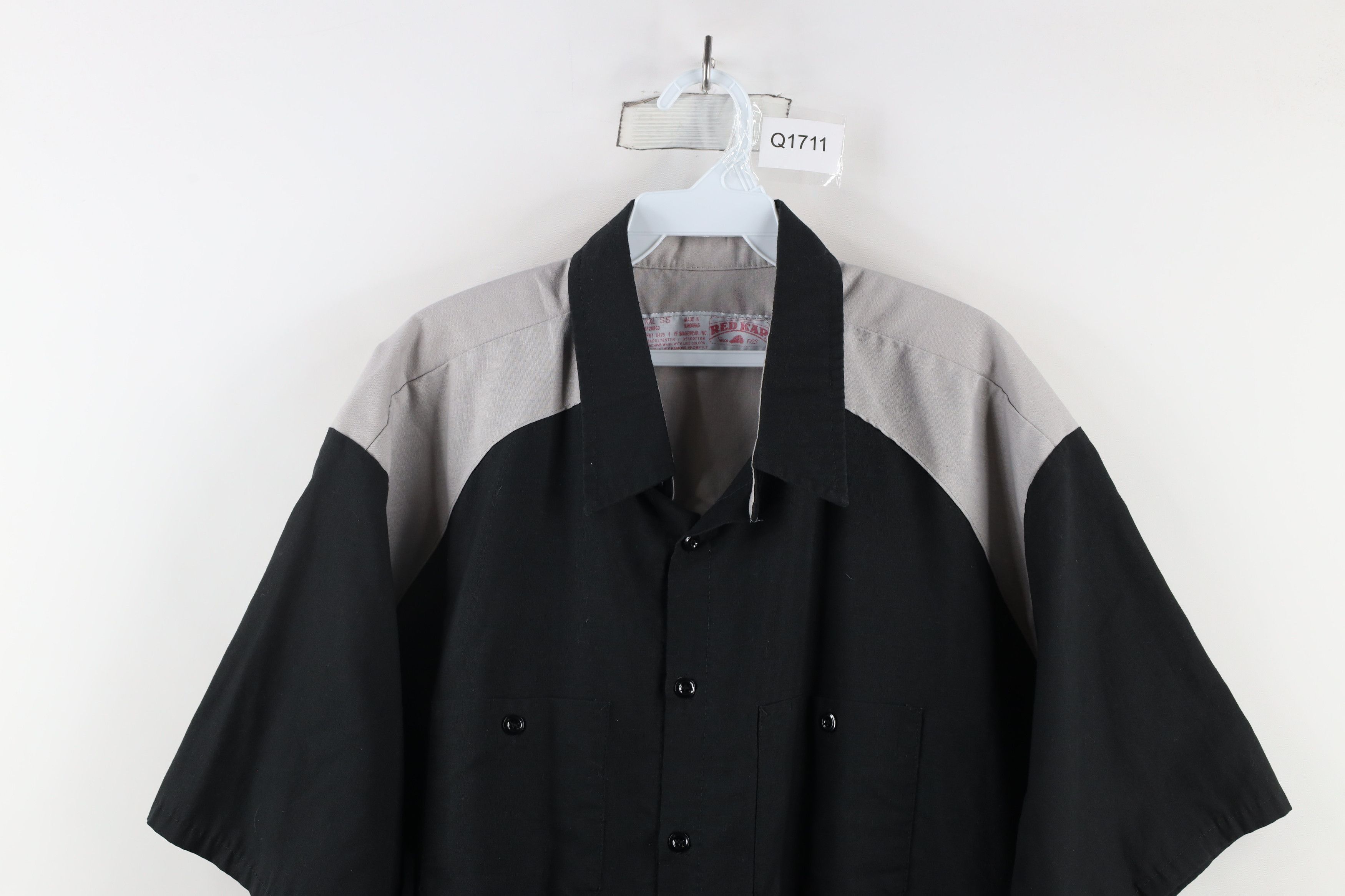 Vintage Vintage 90s Rockabilly Panel Mechanic Workwear Button Shirt Size US XXL / EU 58 / 5 - 2 Thumbnail