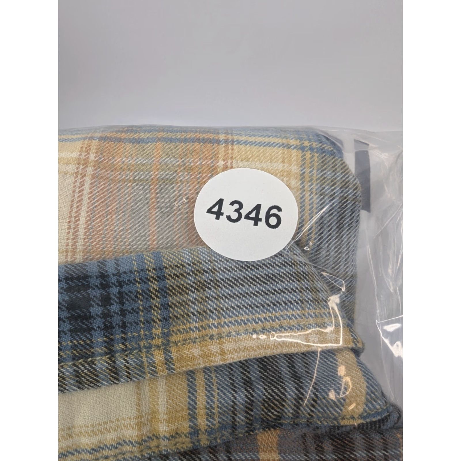 Lucky Brand Lucky Brand Shirt Button-Up Men's Medium Plaid Long Sleeve Yellow Blue Multicolor Cotton Down Pocket Collared Size US M / EU 48-50 / 2 - 8 Thumbnail