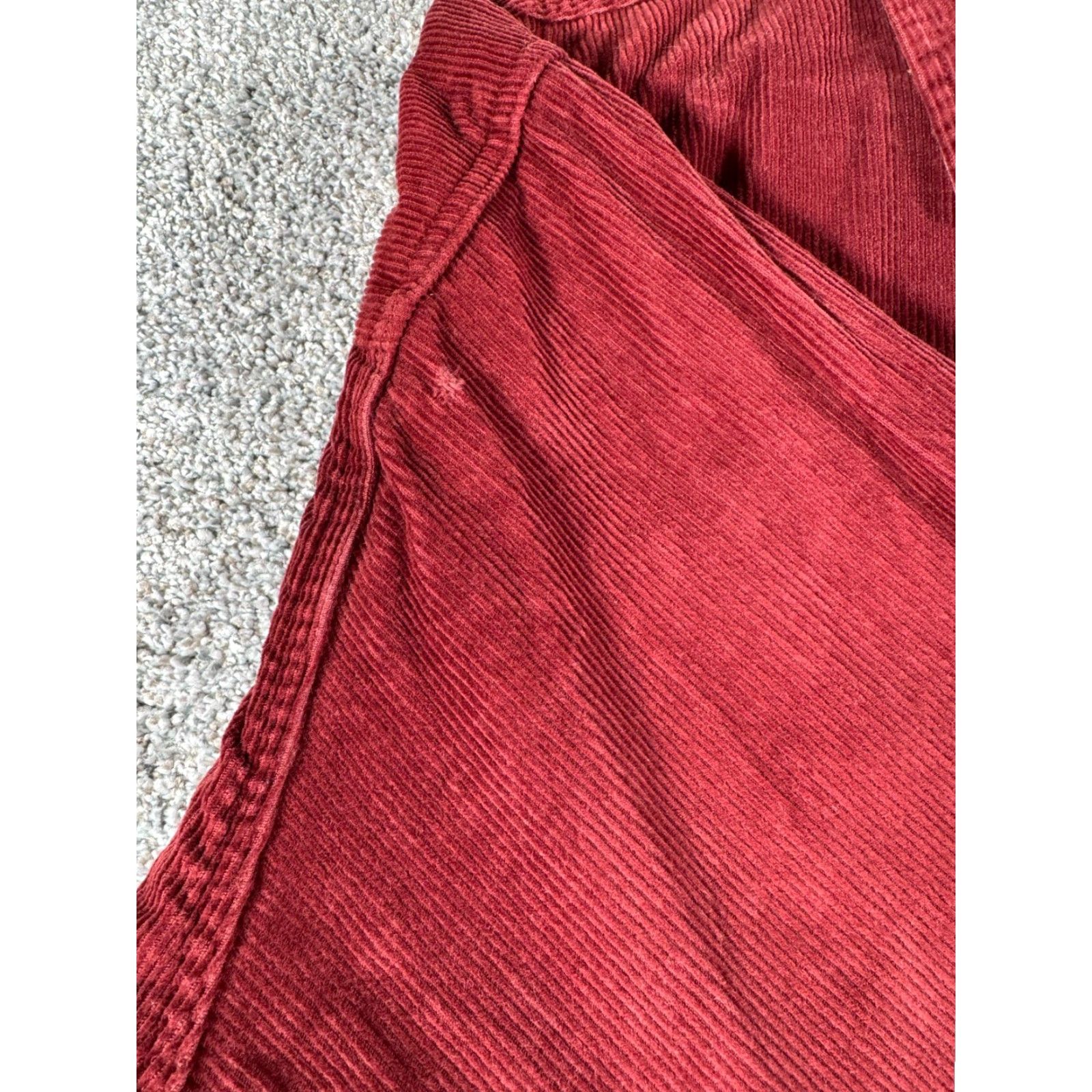 Izod VINTAGE IZOD Heavy Button Down Corduroy Shirt Mens XL Flannel Lined 90s Rustic Casual Casual Mens XL Red Corduroy Button Up Shirt Size US XL / EU 56 / 4 - 7 Thumbnail