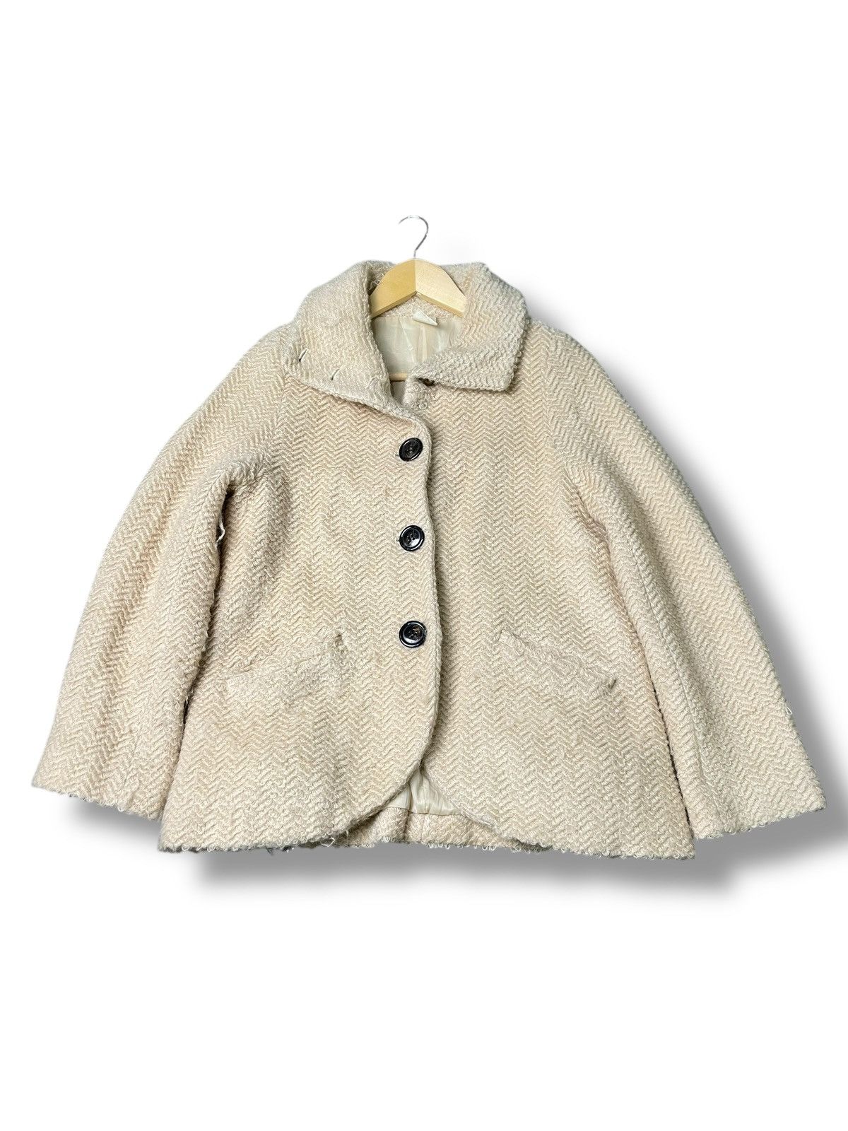 Japanese Brand × Vintage Japanese Brand Collared Fleece Jacket (74) Size US XXS / EU 40 - 1 Thumbnail