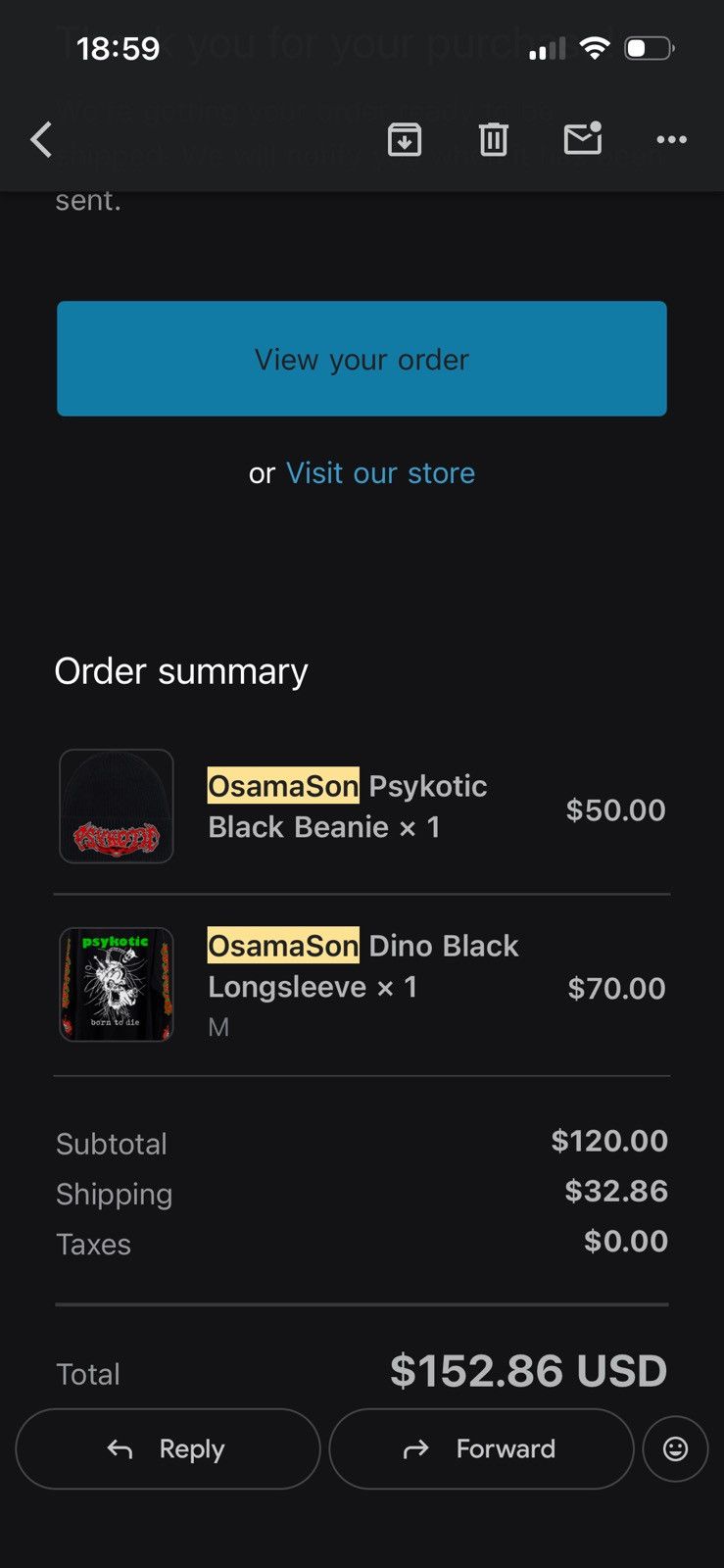 Osamason OsamaSon Dino Black Longsleeve Size US M / EU 48-50 / 2 - 7 Thumbnail
