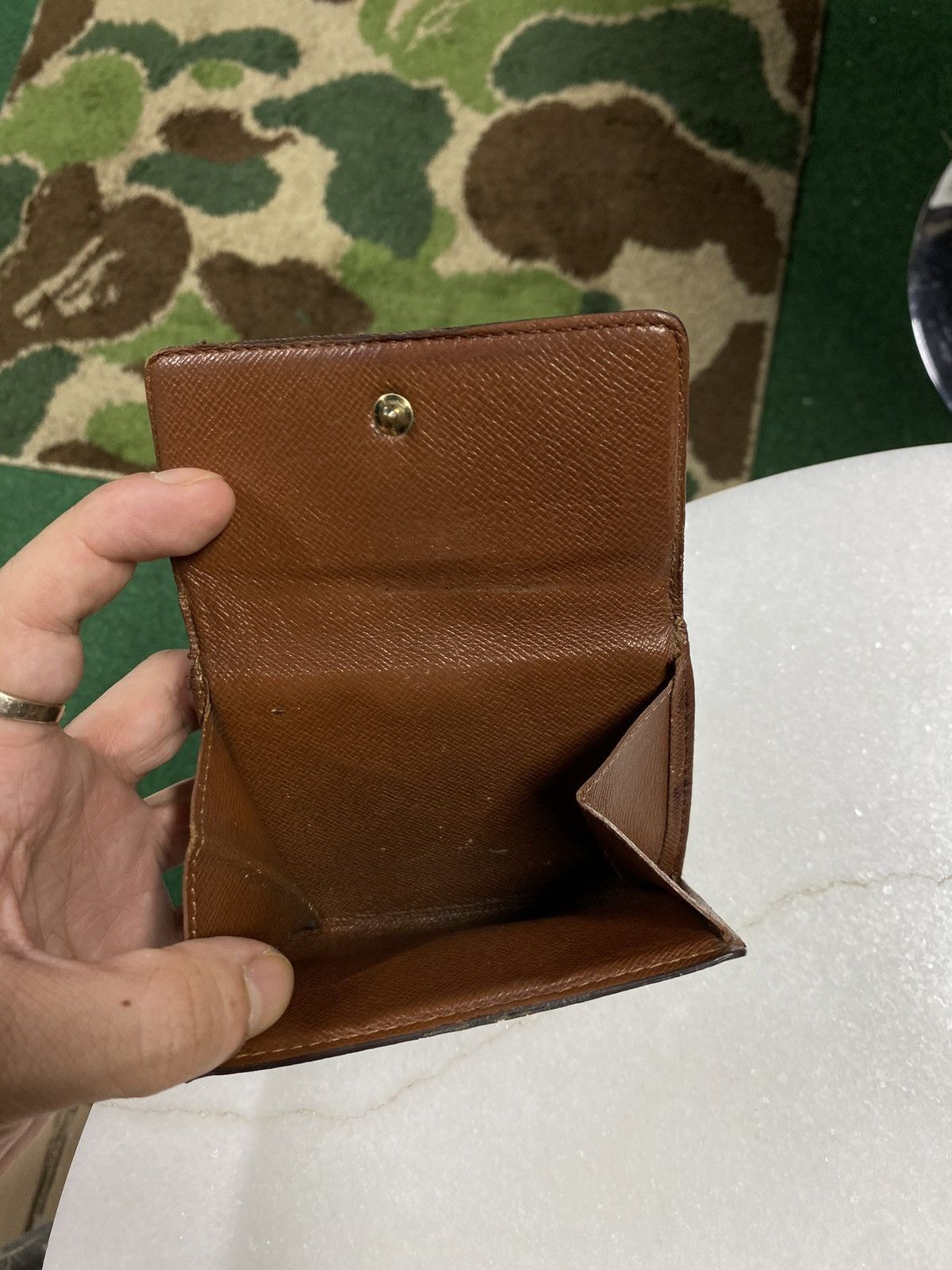 Louis Vuitton Louis Vuitton Brown Monogram Wallet Women’s Card Holder Size ONE SIZE - 10 Thumbnail