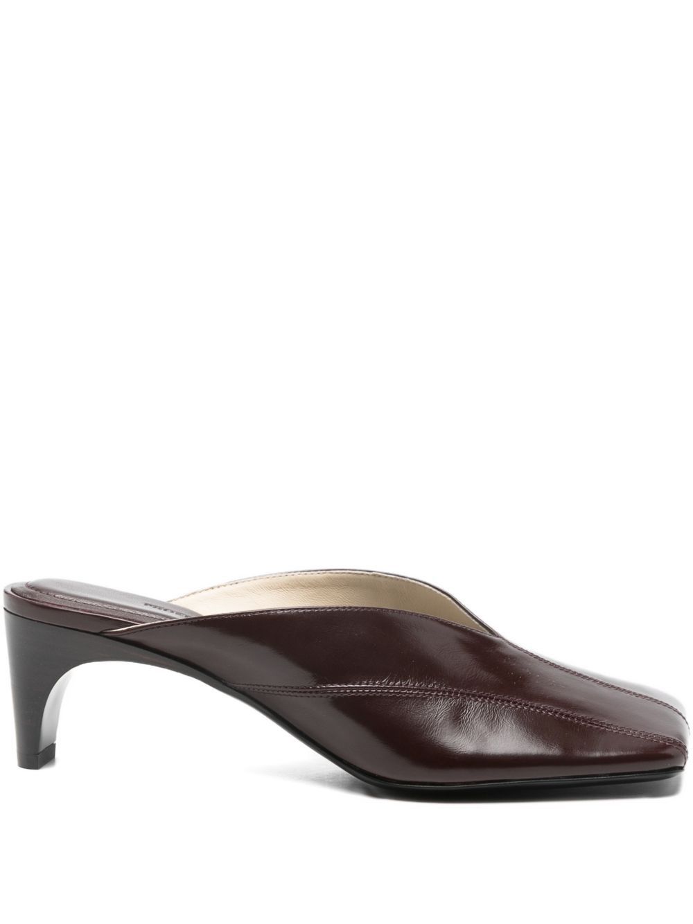 Phoebe Philo TILT LEATHER MULES Size US 9 / IT 39 - 1 Thumbnail