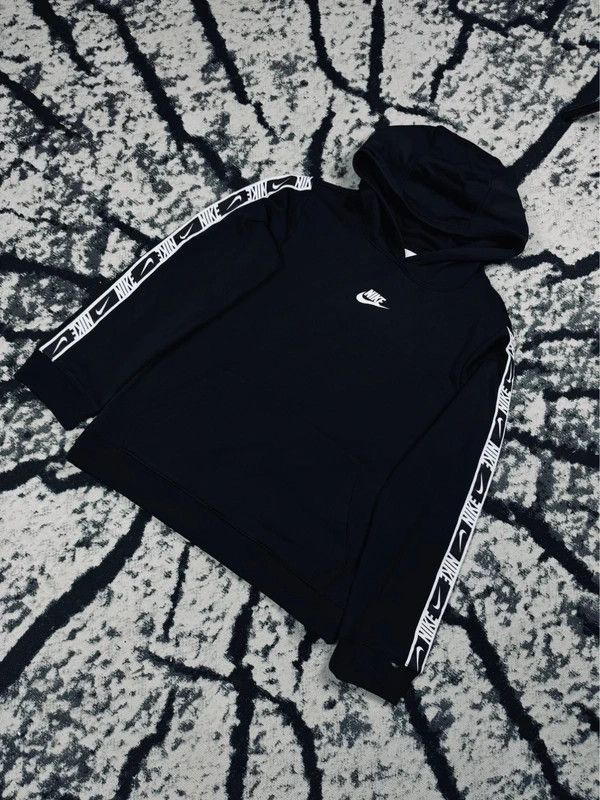 Nike Nike center logo hoodie black white XS Size XS / US 0-2 / IT 36-38 - 2 Thumbnail