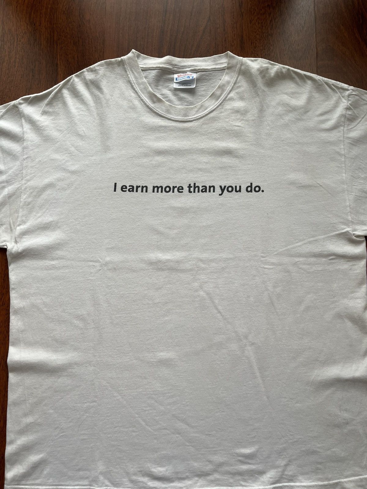 Other Vintage 00s "I earn more than you do" GMCARD Shirt proud tee Size US XL / EU 56 / 4 - 1 Thumbnail