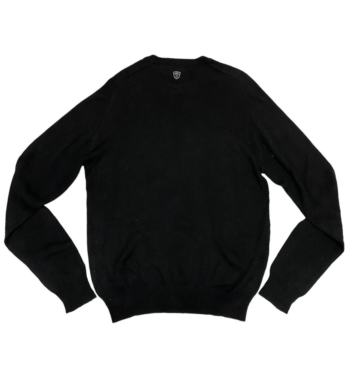 Aran Isles Knitwear × Nike Nike Golf Small Swoosh Black Knit Sweater (C2) Size US M / EU 48-50 / 2 - 3 Thumbnail