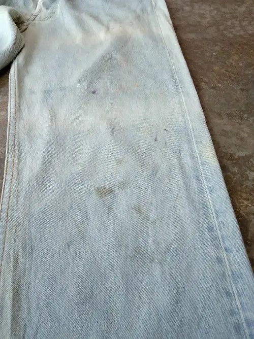 Levi's × Vintage 80s Vintage Levis 501 Made In USA Sun Faded Distressed Jeans Size US 33 - 7 Thumbnail