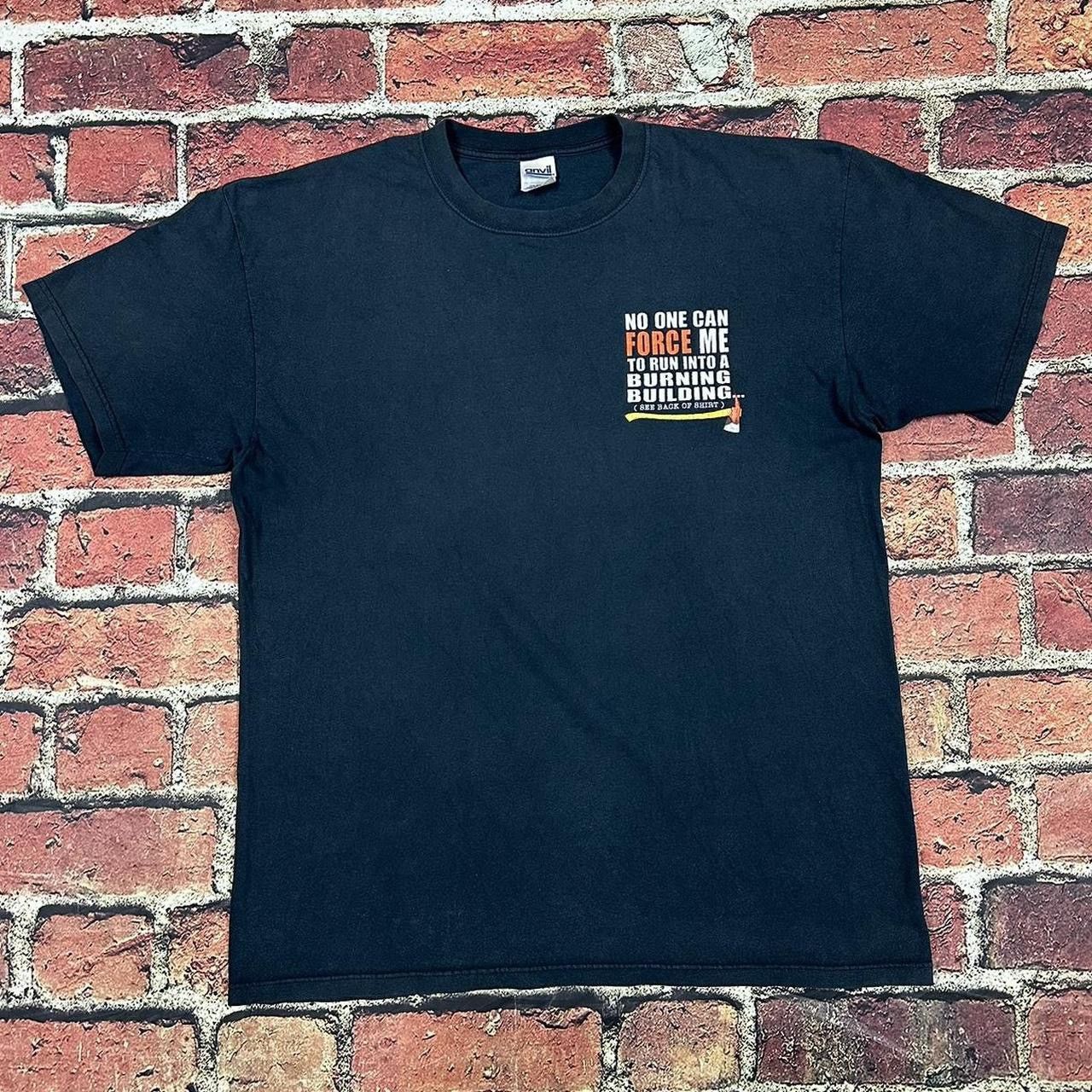 Anvil Vintage Volunteer Firefighters T Shirt 2003 Big Fish Size US XL / EU 56 / 4 - 2 Thumbnail