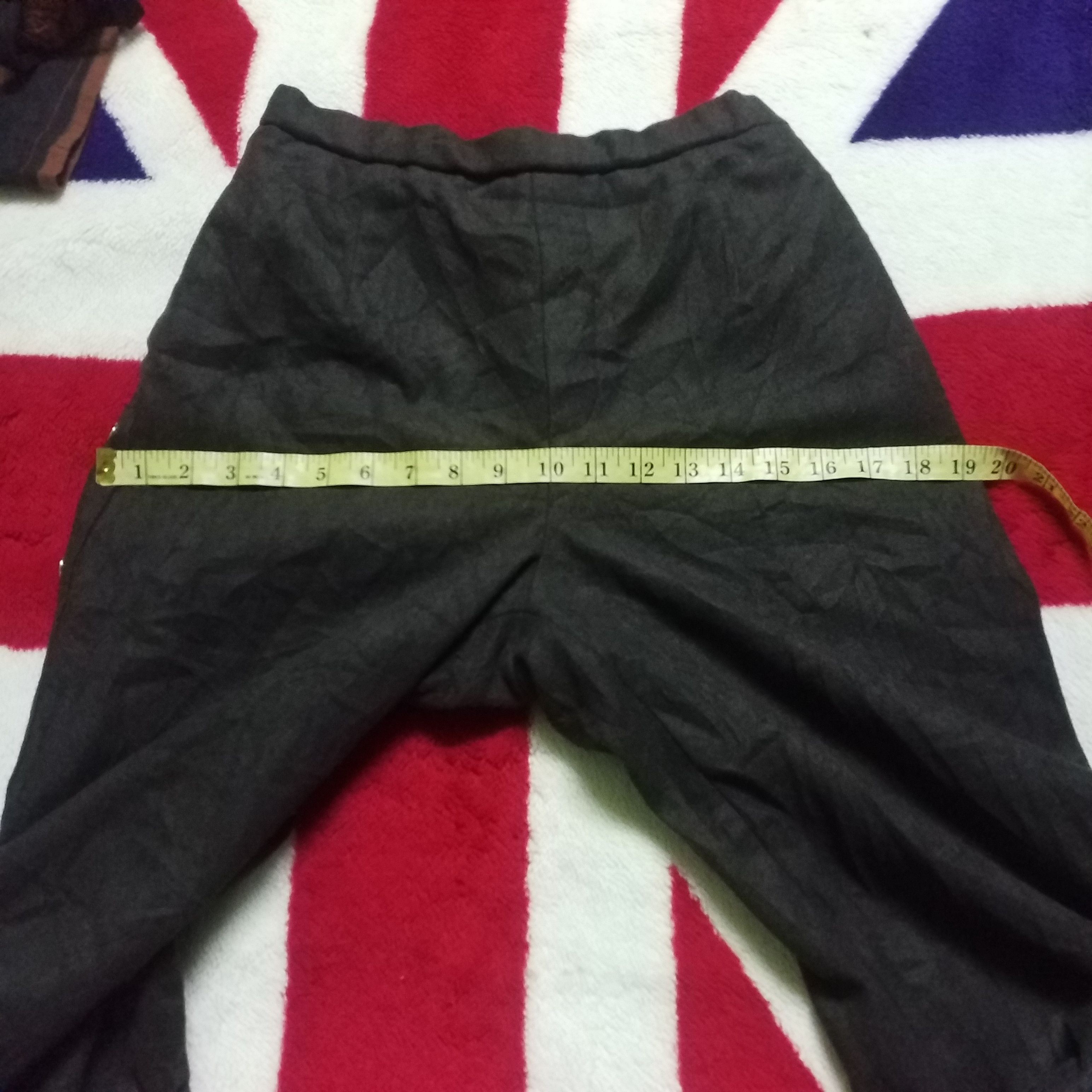 bondage pant baggy wide 2 layer