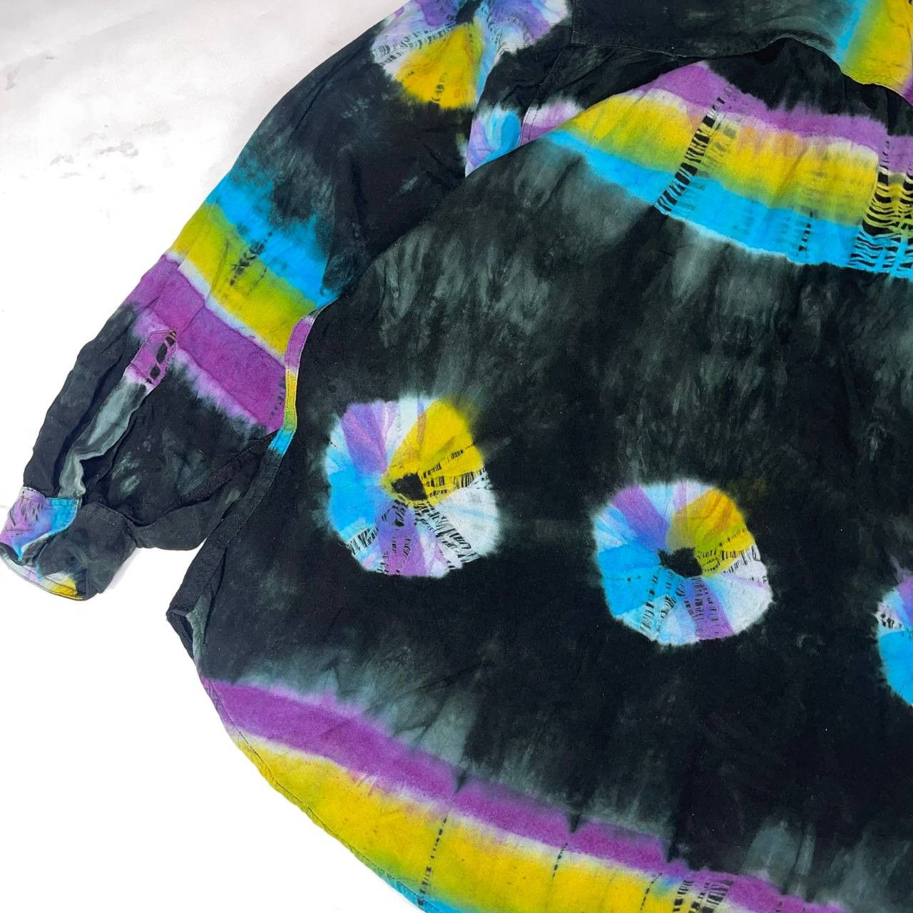 Vintage Vintage Shirt Made in India Flowers Avant-garde Size US XXL / EU 58 / 5 - 6 Thumbnail