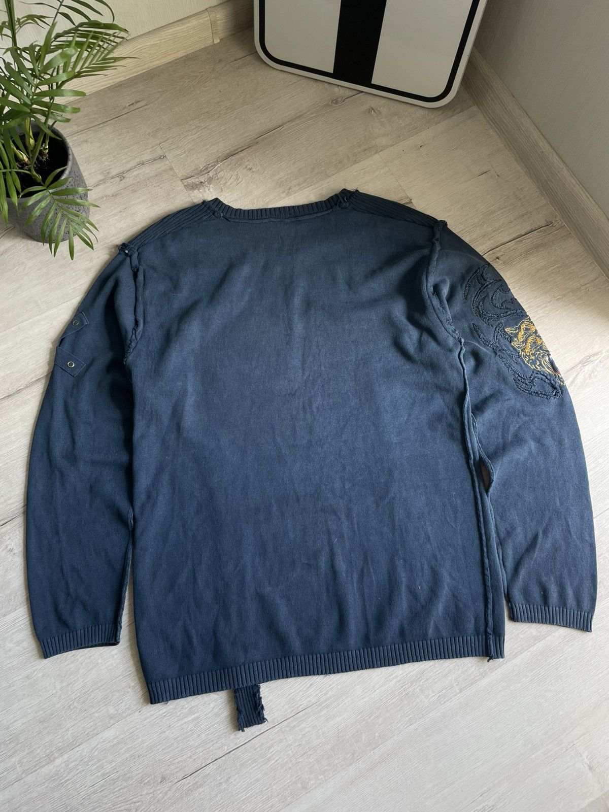 Japanese Brand Vintage Crazy Y2k Grunge Sweater Opium Undercover Style 00s Size US L / EU 52-54 / 3 - 11 Thumbnail