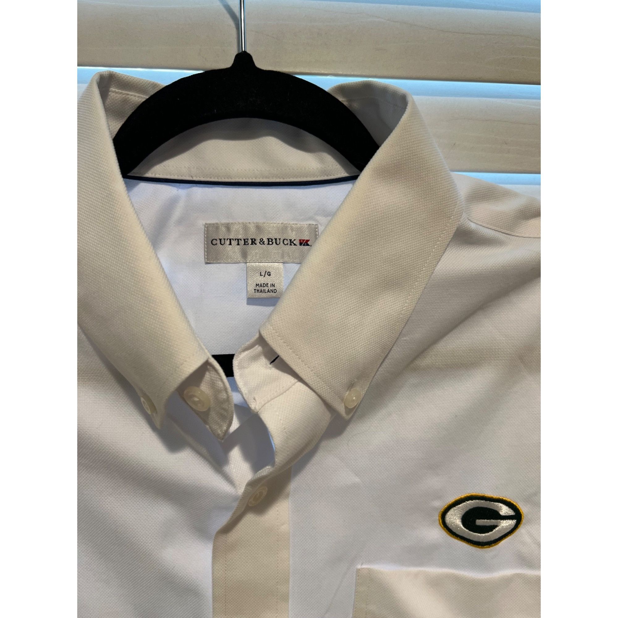 Cutter & Buck Cutter & Buck Green Bay Packers Long Sleeve Button Up - Size Size US L / EU 52-54 / 3 - 2 Thumbnail