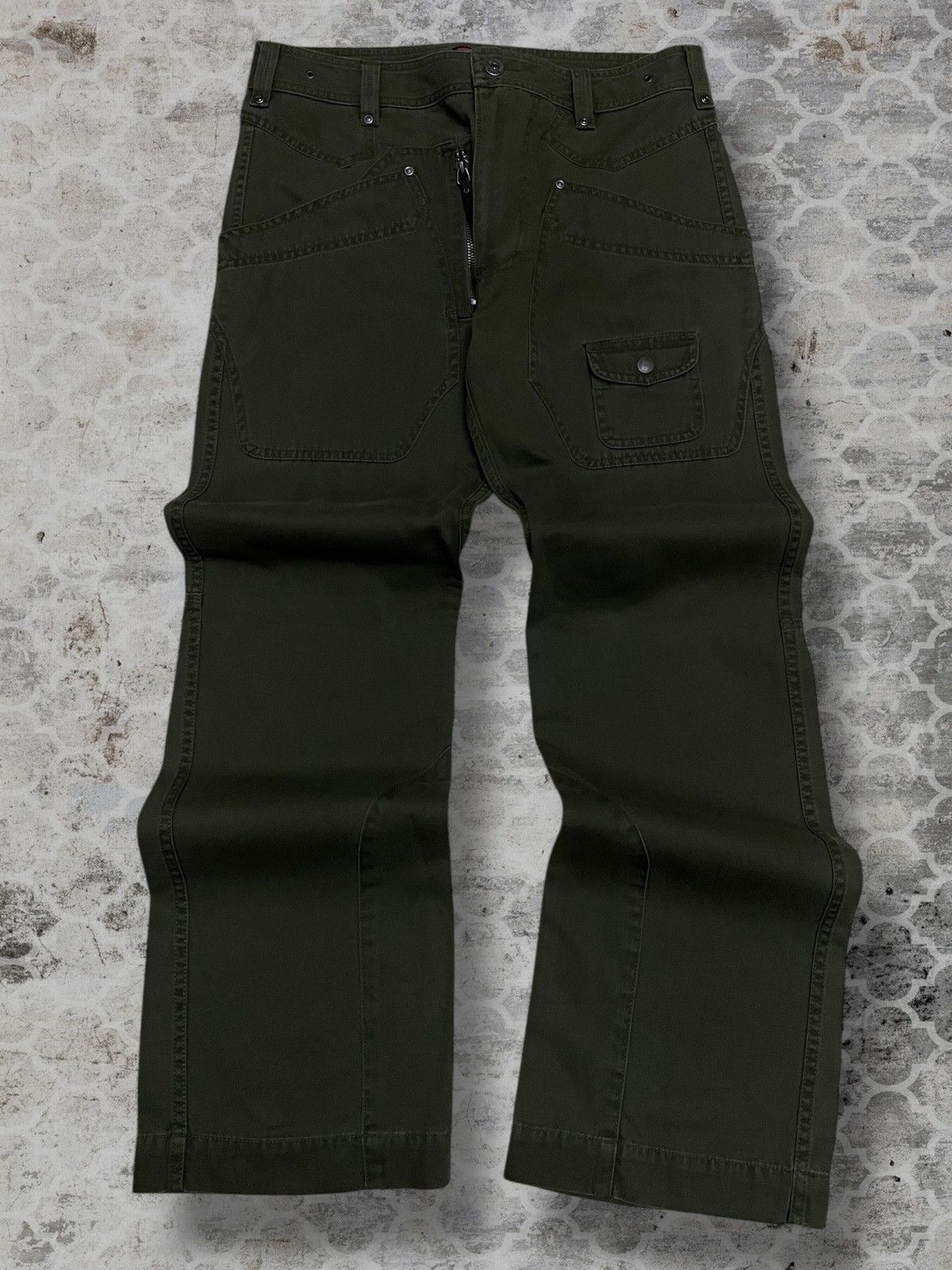 Diesel Vintage Authentic Designer Diesel Carpenter Style Pant Size US 31 - 1 Thumbnail