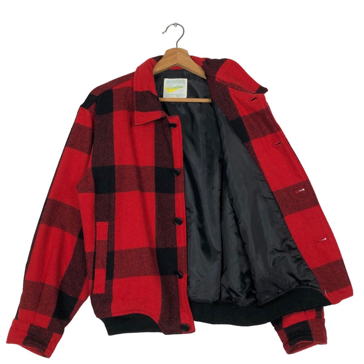 Japanese Brand 🔥Vtg Bomber Jacket Wool Tartan Design Rose Bowl USA Size US M / EU 48-50 / 2 - 9 Thumbnail