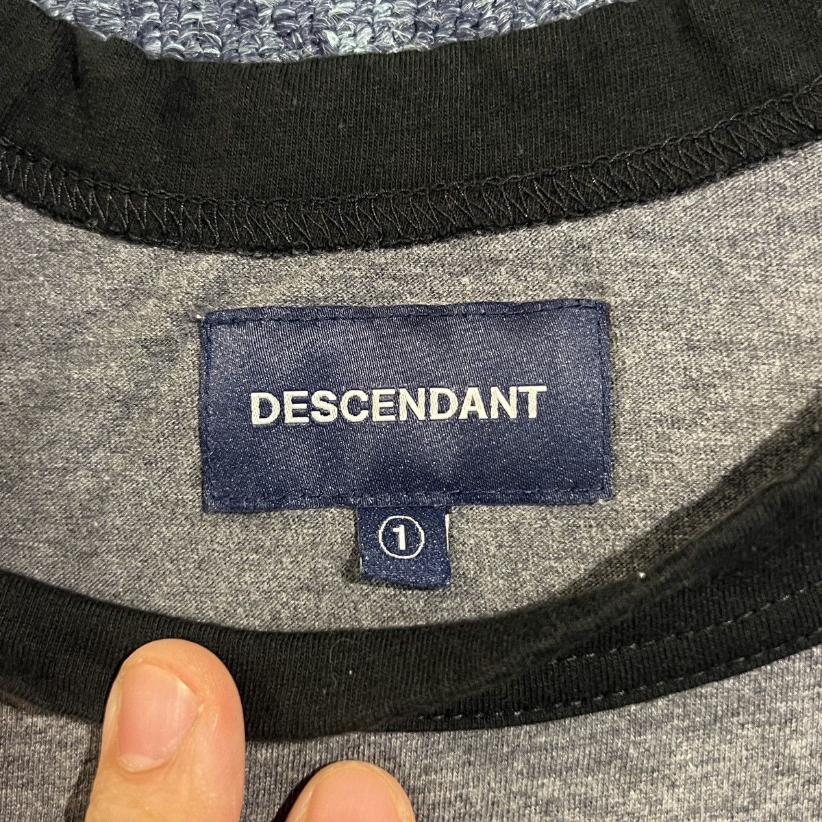 Descendant Vintage 00s DESCENDANT Raglan Long Sleeve Tee Size US M / EU 48-50 / 2 - 4 Thumbnail