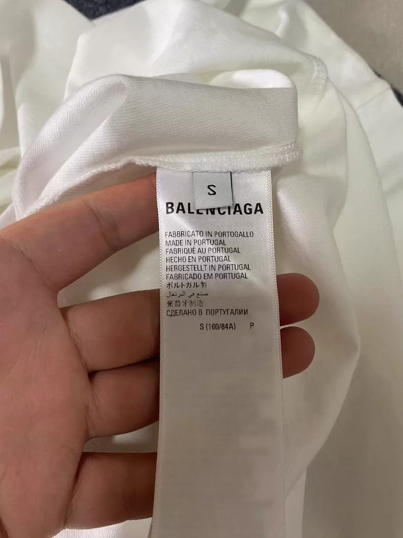 Balenciaga Balenciaga Logo Print Short Sleeve Tshirt-2505 Size US S / EU 44-46 / 1 - 5 Thumbnail