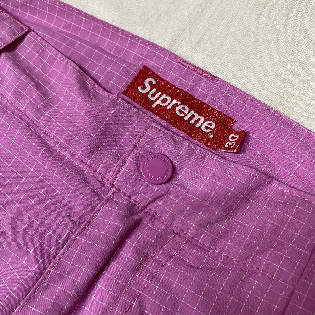 Supreme Supreme Embroidery Unit Nylon Ripstop Cargo Pamts Size US 30 / EU 46 - 12 Thumbnail