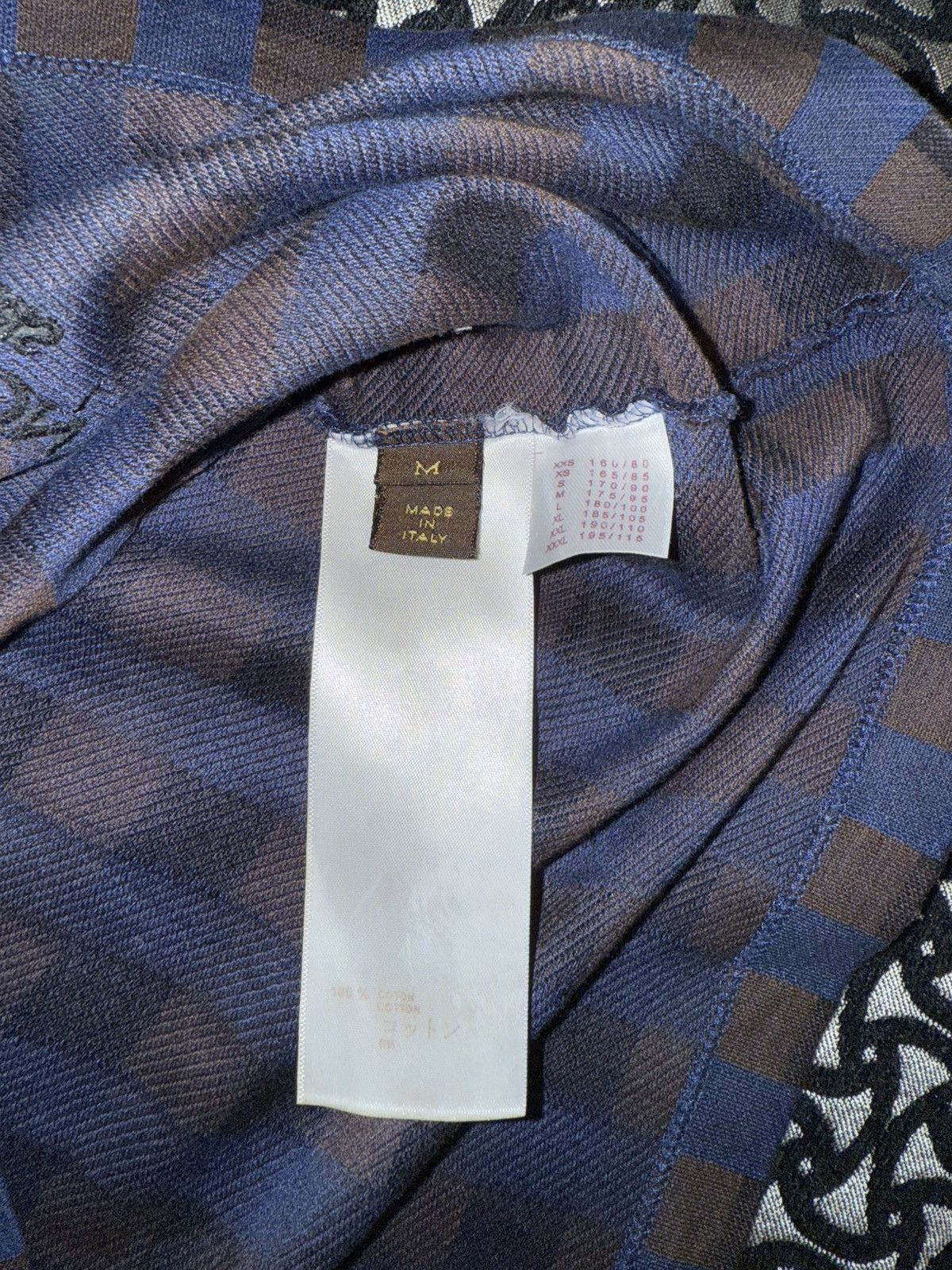 Louis Vuitton Louis Vuitton Damier Pattern Tee Size US M / EU 48-50 / 2 - 4 Thumbnail