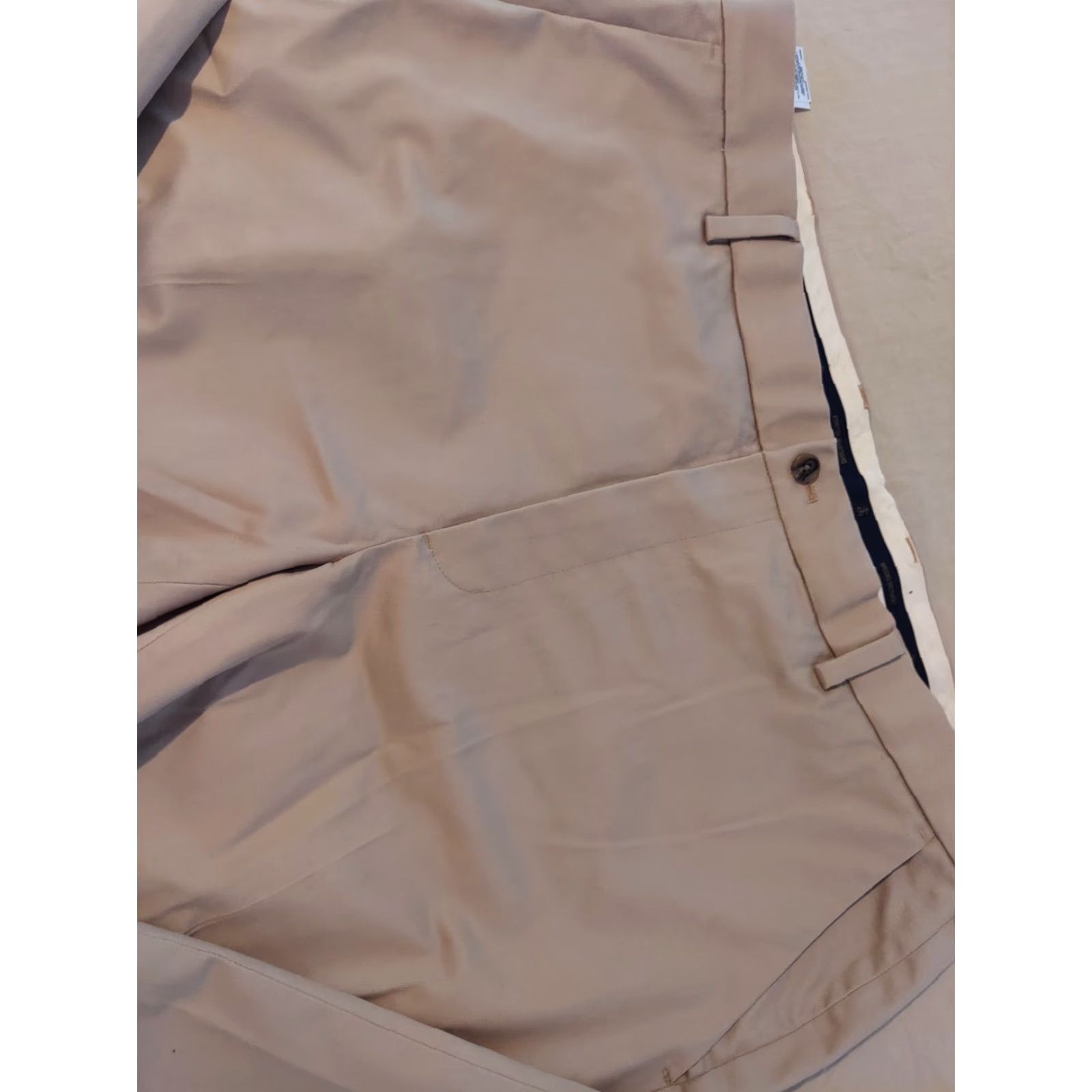 Brooks Brothers VINTAGE Brooks Brothers Mens Pants Dress Pants Cotton Beige 40x30 40x28 Regular Inseam 30 Chino Slack Trouser Mens Size US 40 / EU 56 - 4 Thumbnail