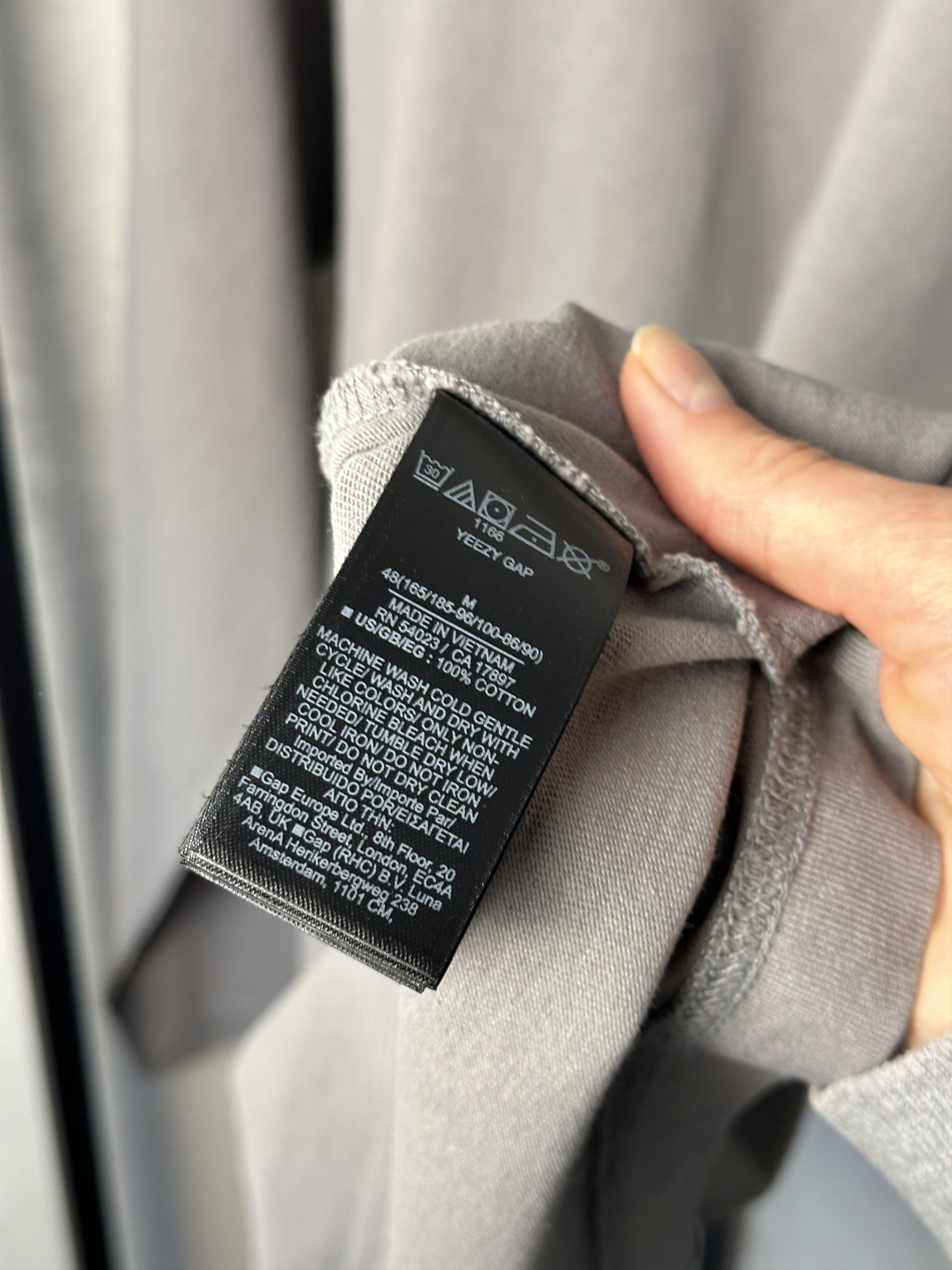 Gap Yzy x Gap Grey Long-sleeve Size US M / EU 48-50 / 2 - 5 Thumbnail