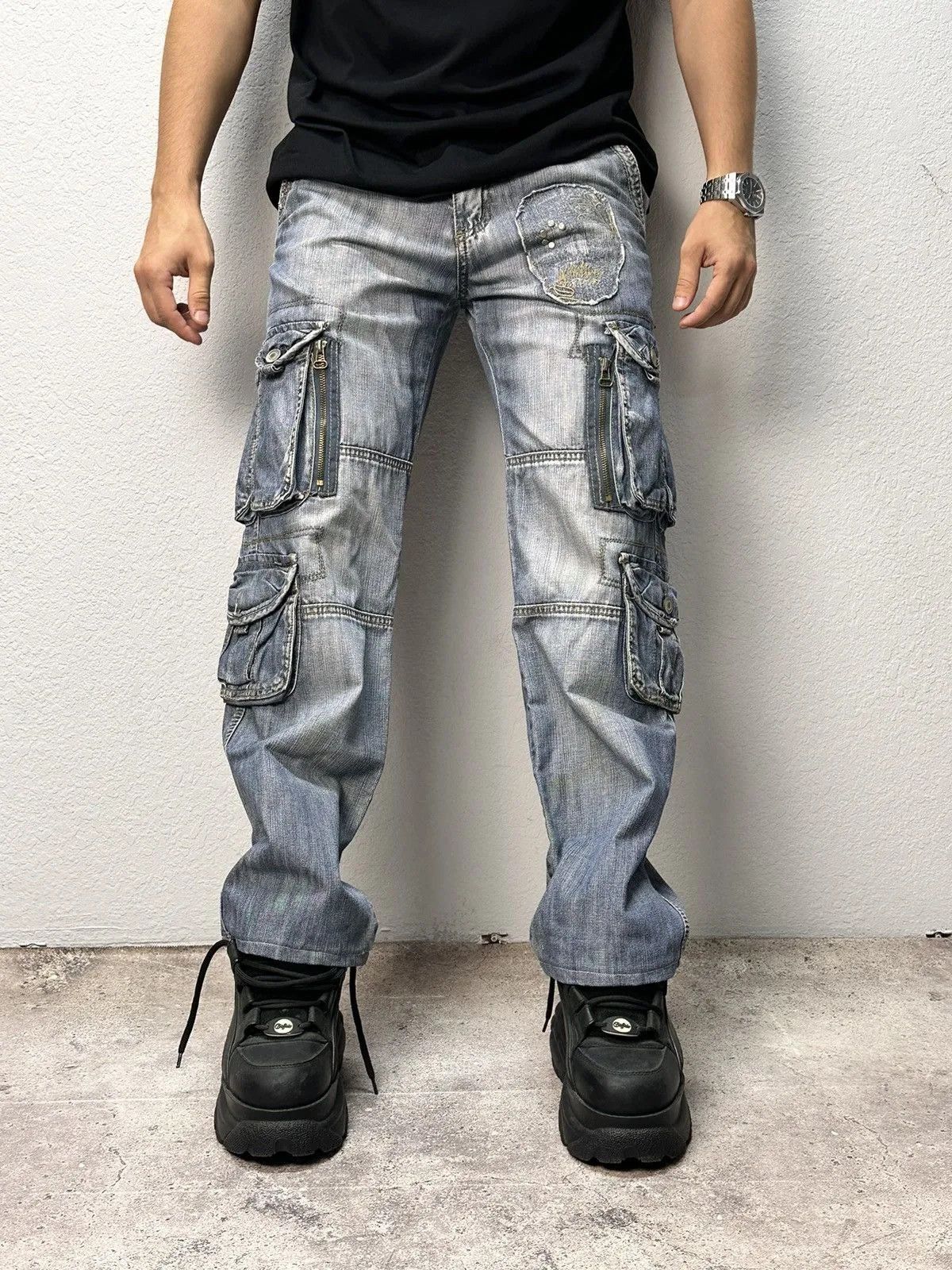 Hysteric Glamour Cargo Pants Baggy LGB Flare Military Style Streetwear Y2K Size US 30 / EU 46 - 1 Thumbnail