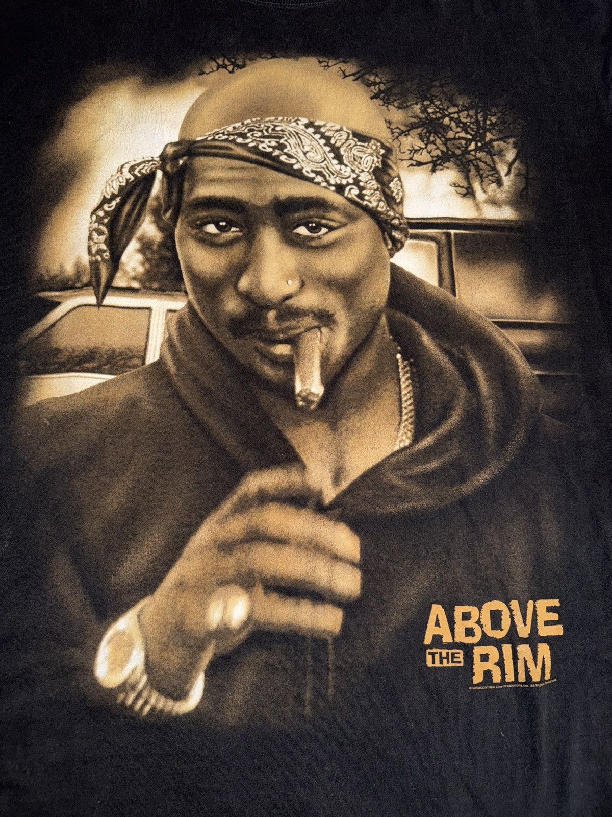 Vintage Vintage Tupac Above The Rim 3XL Size US XXL / EU 58 / 5 - 2 Thumbnail