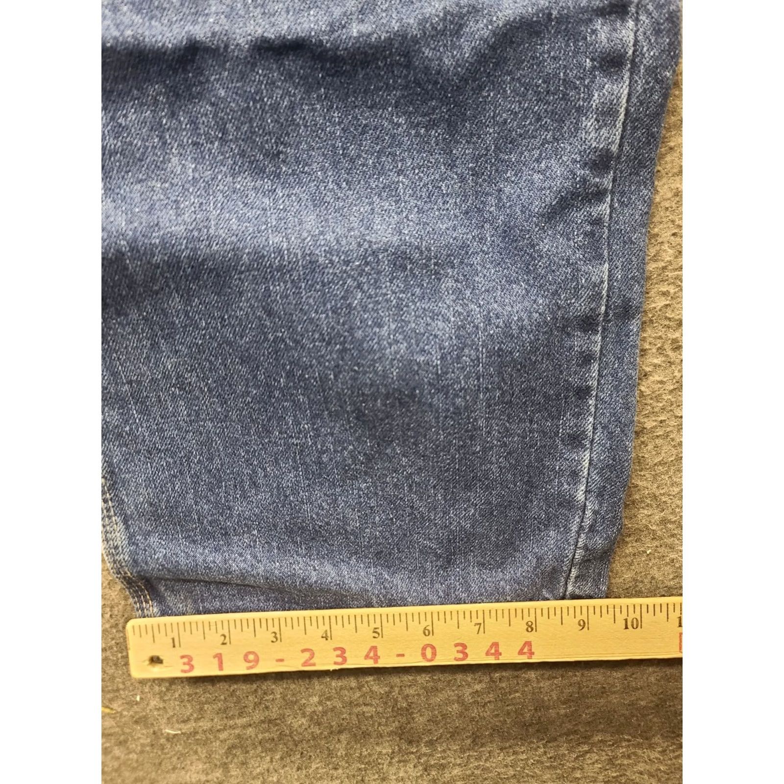 Dickies Dickies Carpenter Jeans Mens 38x30 Relaxed Fit Straight Leg Workwear Rugged Denim Blue 90s USA Mens Jeans Size US 38 / EU 54 - 7 Thumbnail
