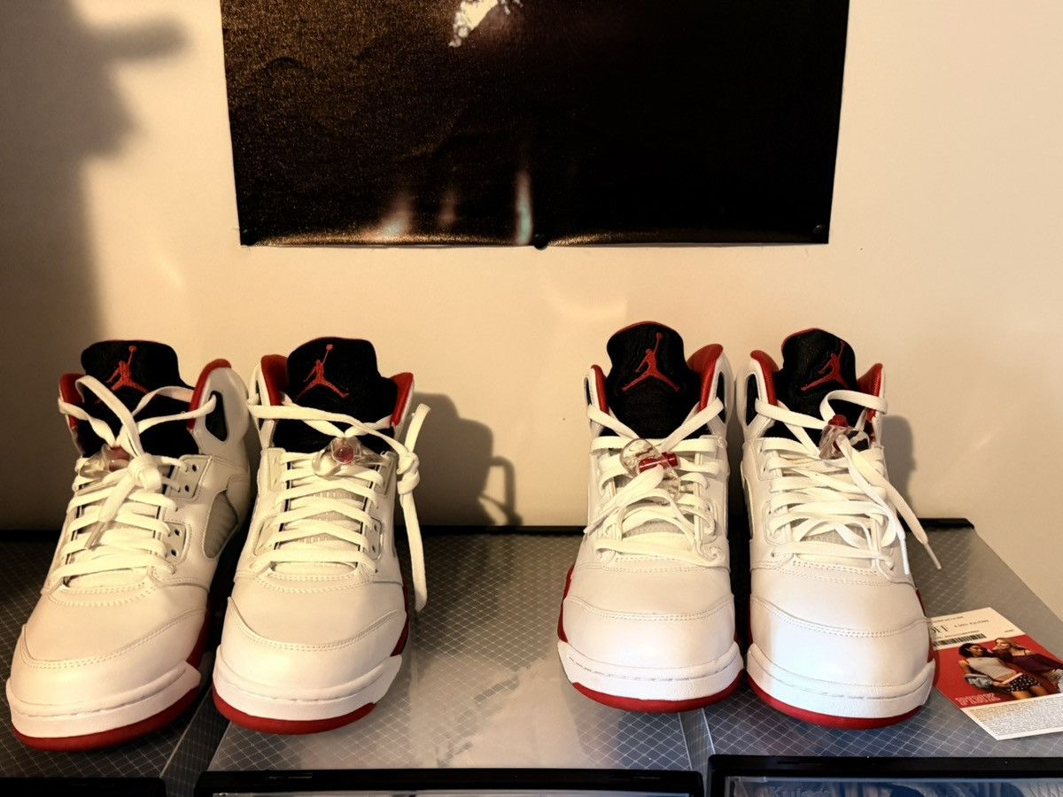 Jordan Brand Jordan 5 fire red Size US 11 / EU 44 - 7 Thumbnail