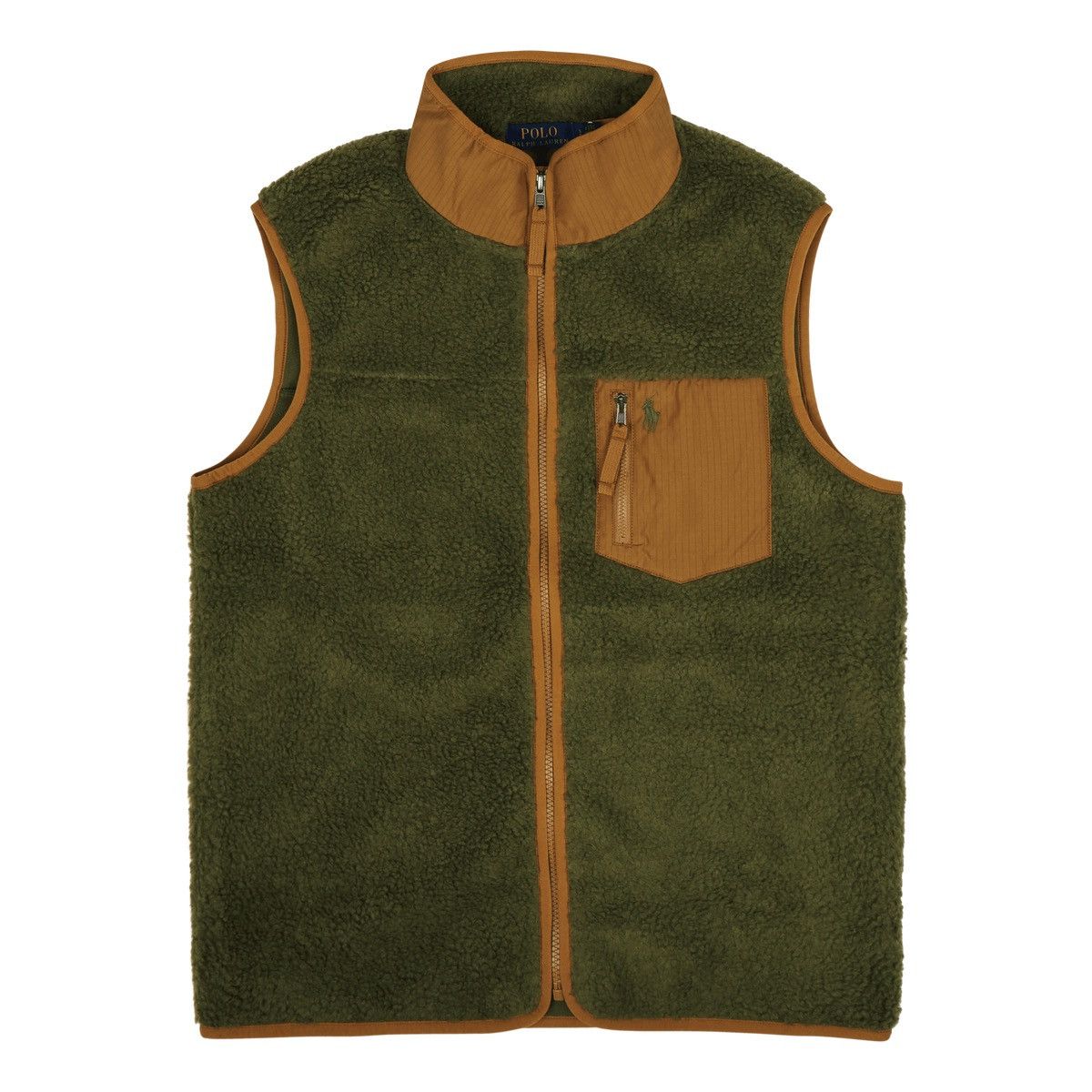 image of Outdoor Life x Polo Ralph Lauren Polo Ralph Laurent Fleece Vest Pile, Men's (Size XL)